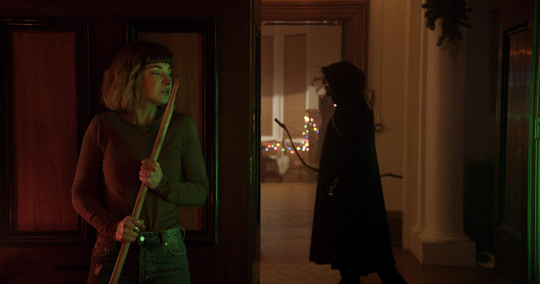 Imogen Poots and Jonny McBride in Black Christmas