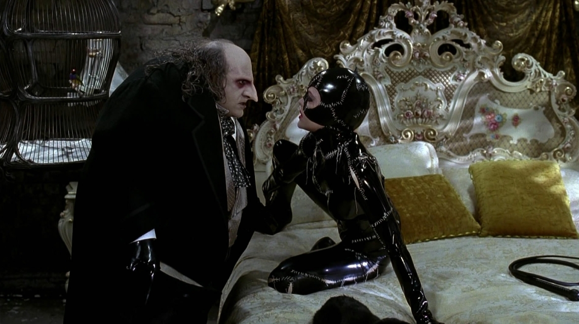 Danny DeVito and Michelle Pfeiffer in Batman Returns