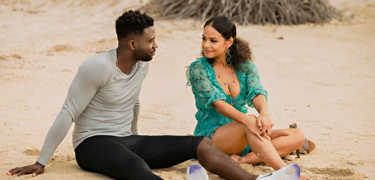 Resort to Love Cast on Netflix - Christina Milian and Sinqua Walls