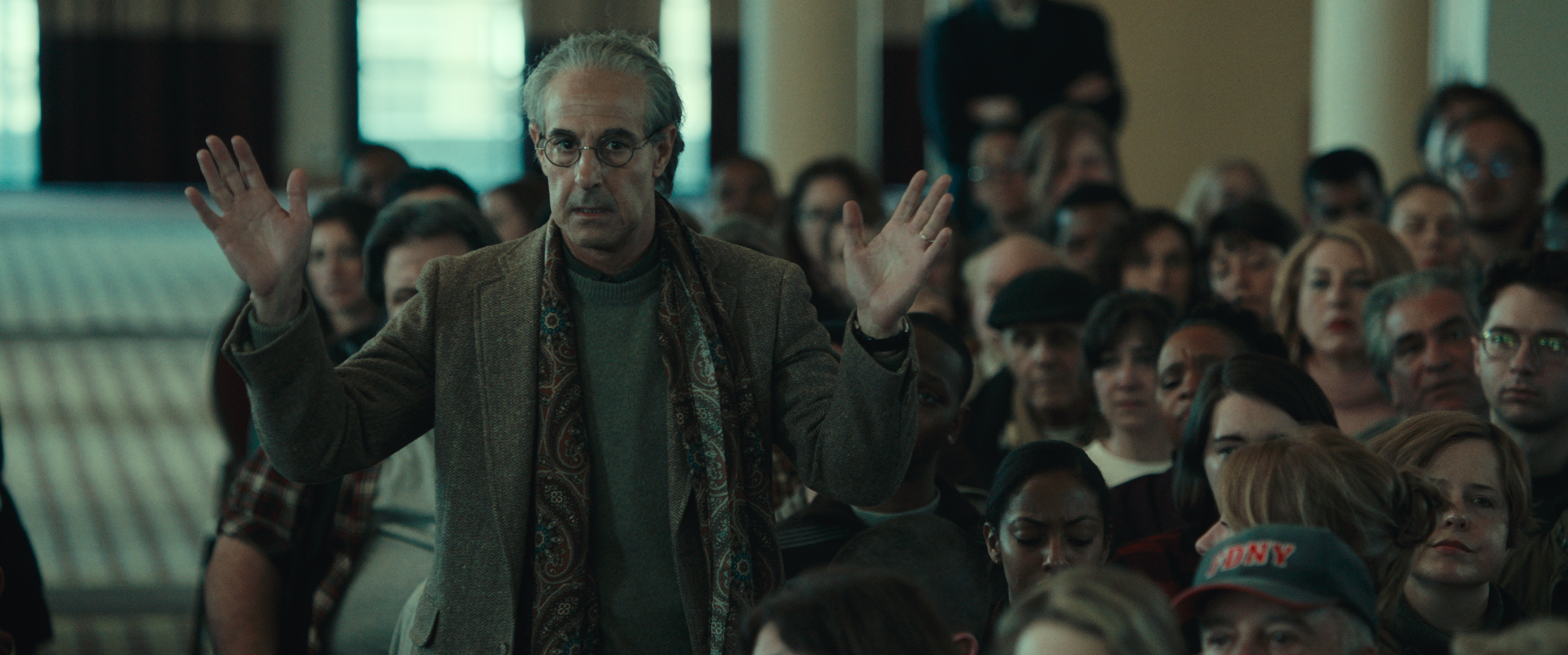 Worth Cast on Netflix - Stanley Tucci as Charles Wolf