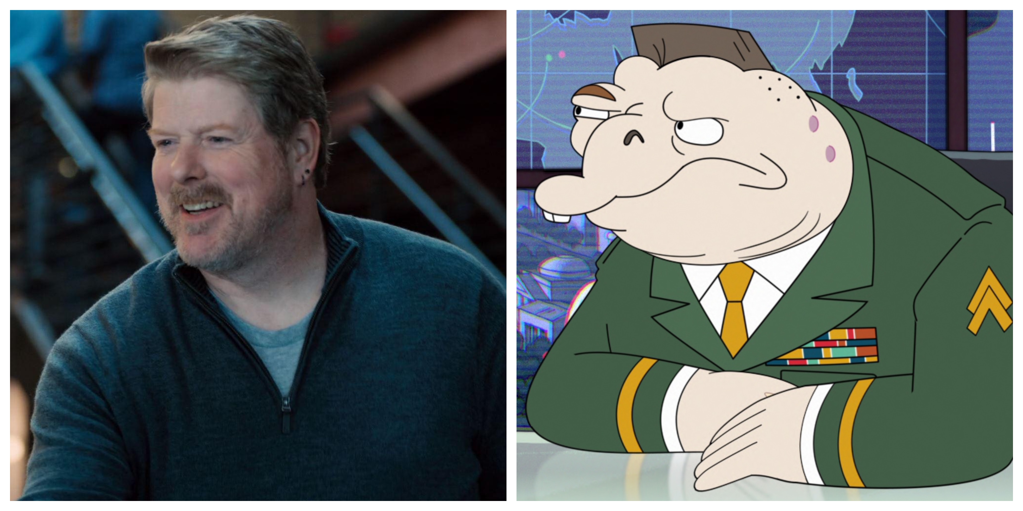 Inside Job Voice Cast on Netflix - John DiMaggio as Glenn Dolphman