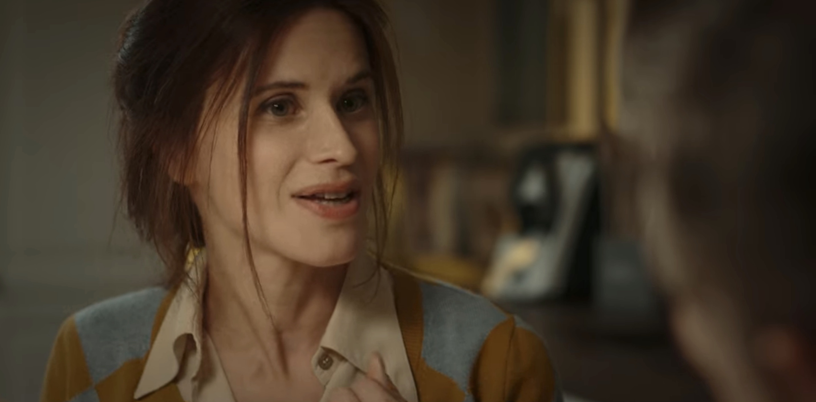 The Invisible Thread Cast on Netflix - Valentina Cervi as Monica Ferrari