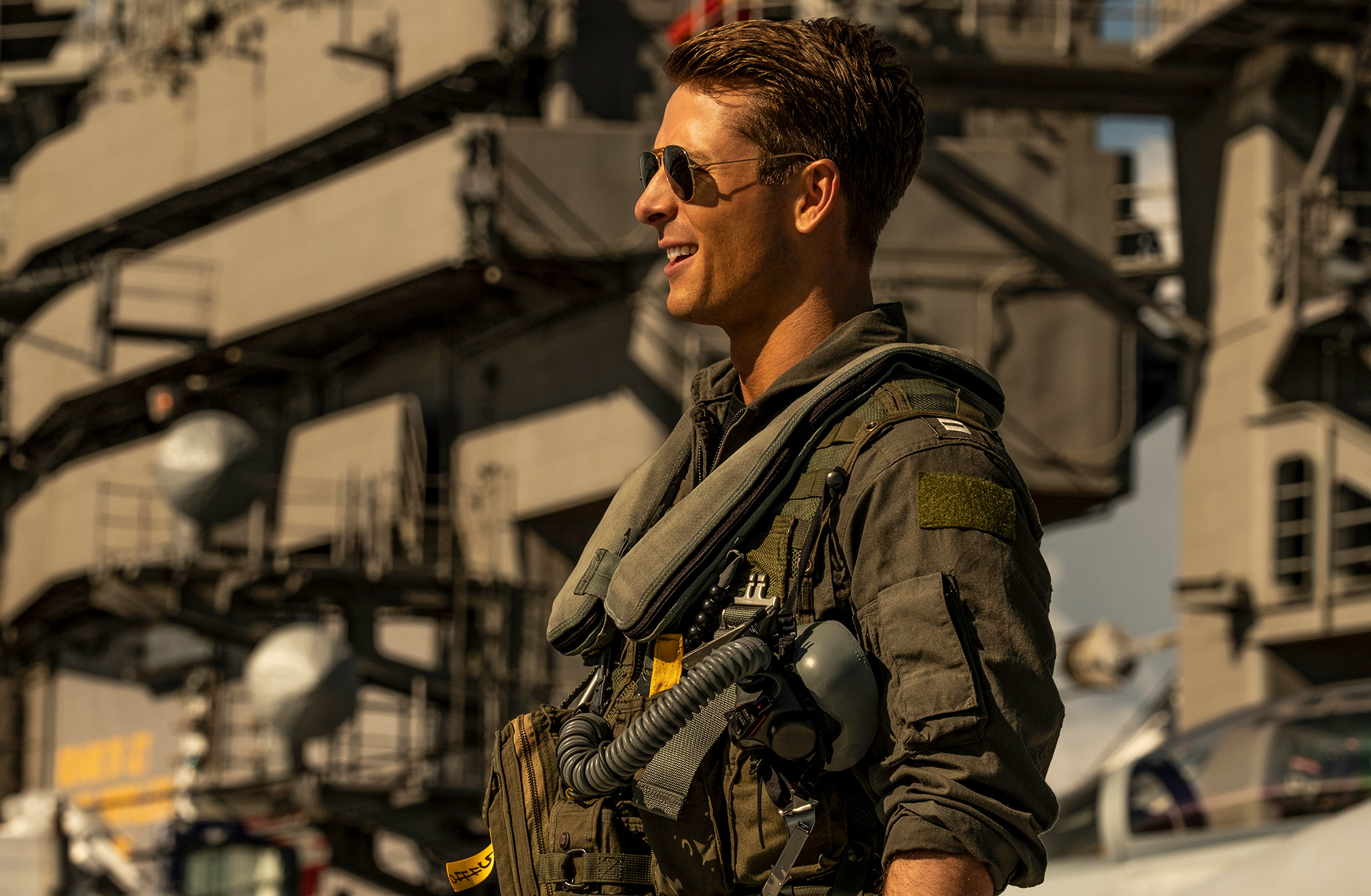 Top Gun: Maverick Cast - Glen Powell as Jake "Hangman" Seresin