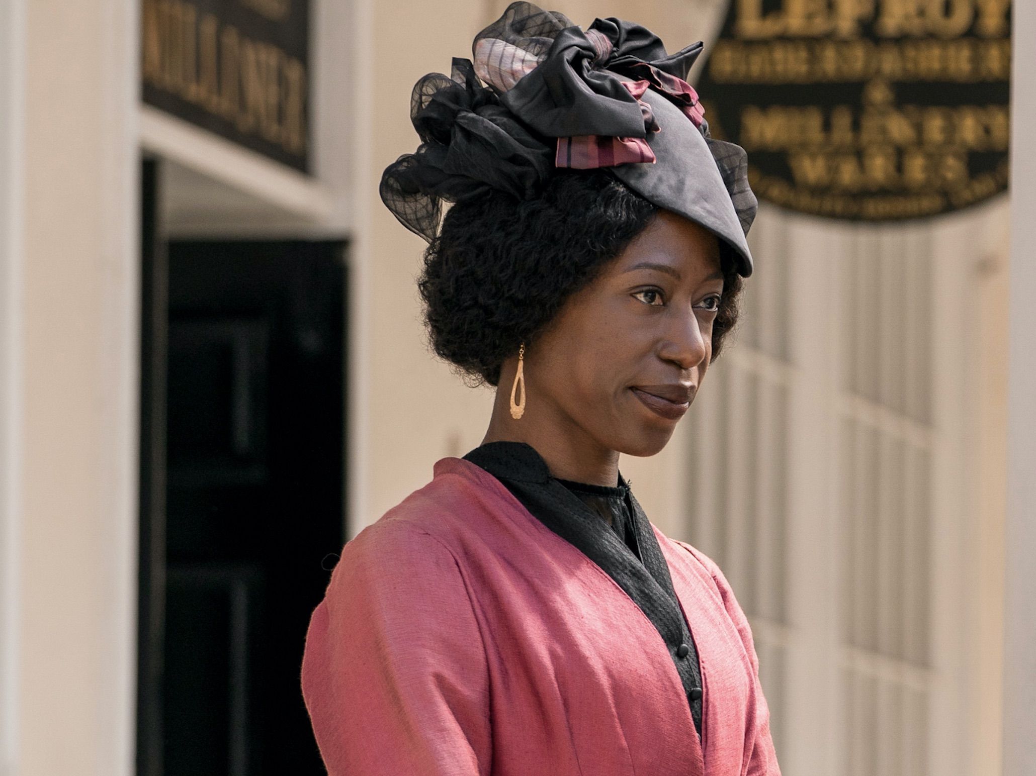 Persuasion Cast on Netflix - Nikki Amuka-Bird as Lady Russell