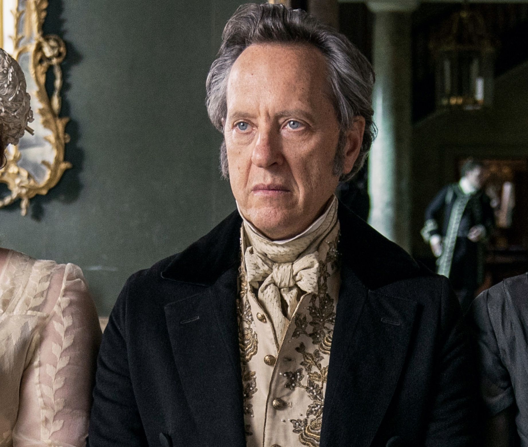 Persuasion Cast on Netflix - Richard E. Grant as Sir Walter Elliot