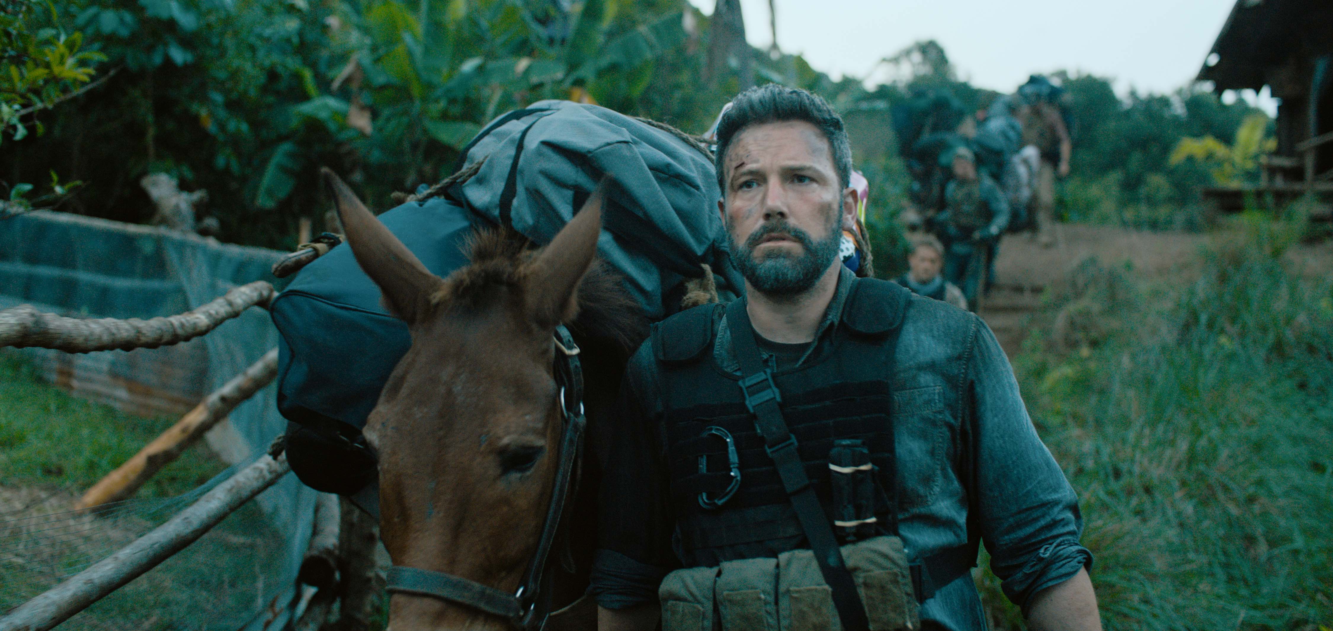 Triple Frontier Cast on Netflix - Ben Affleck as Tom "Redfly" Davis