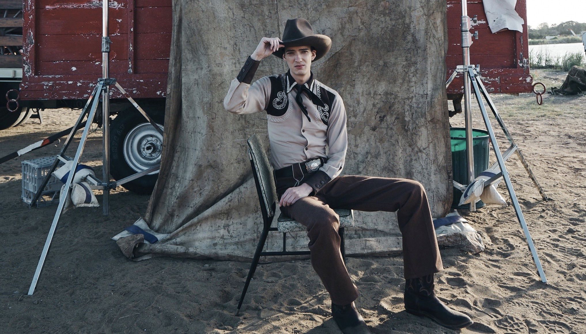 Elvis Cast - Kodi Smit-McPhee as Jimmie Rodgers Snow