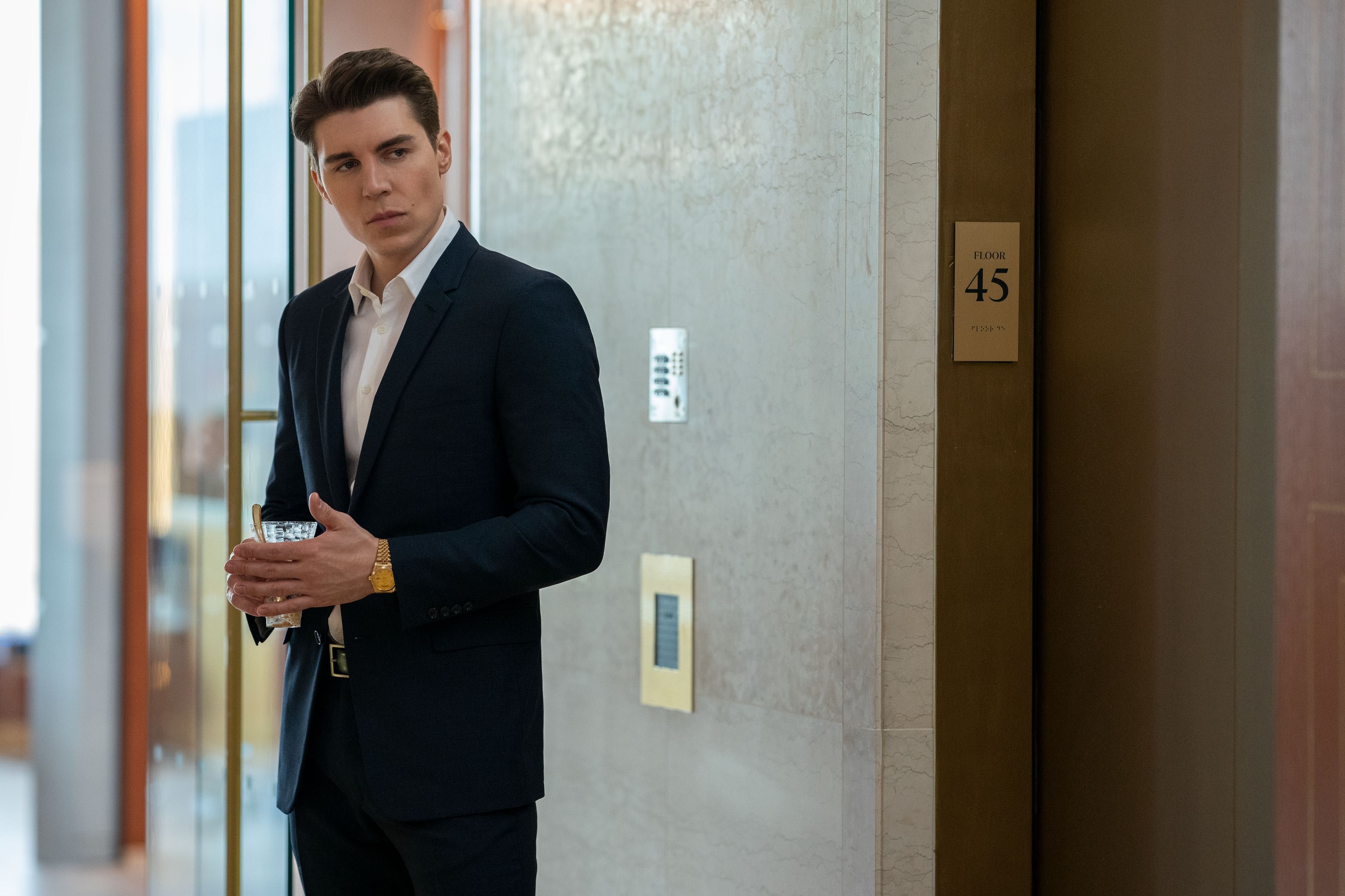 Partner Track on Netflix - Nolan Gerard Funk as Dan Fallon