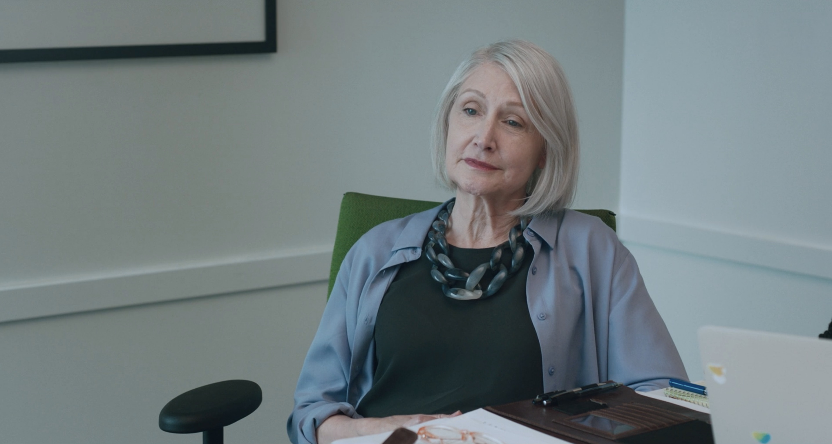 She Said Cast on Peacock - Patricia Clarkson as Rebecca Corbett