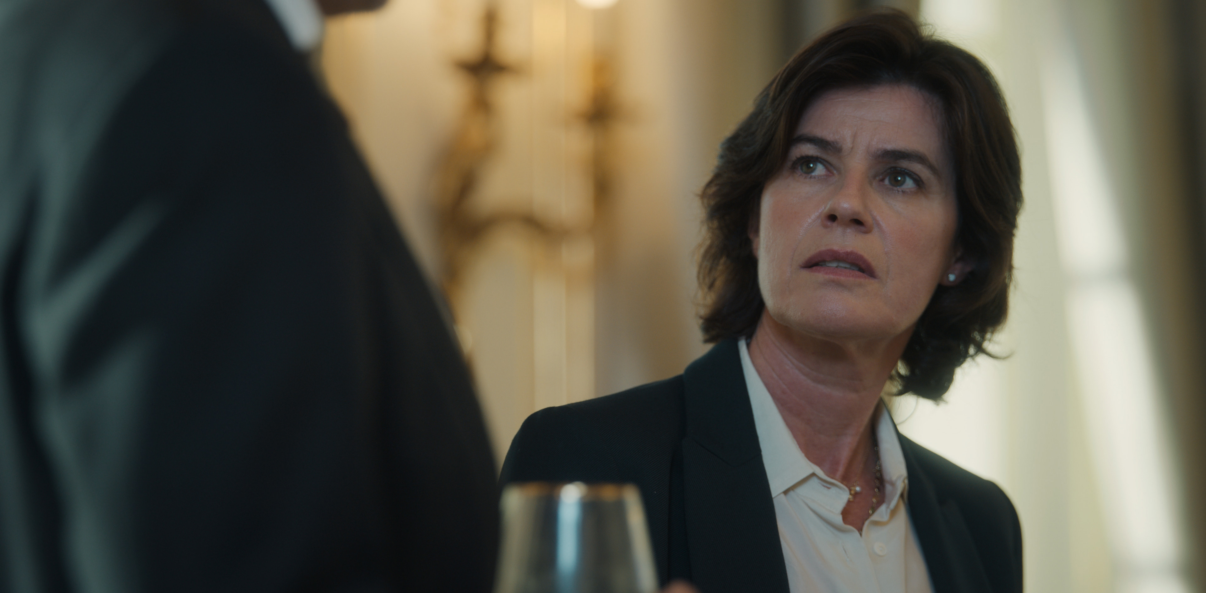 Liaison Cast on Apple TV+ - Irène Jacob as Sophie Saint-Roch