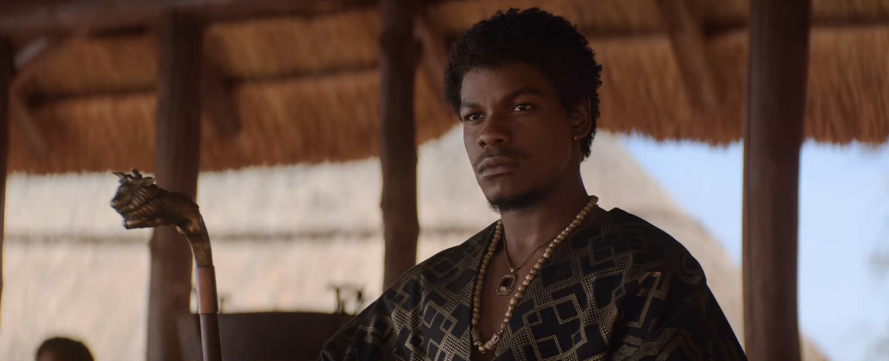 The Woman King Cast on Netflix - John Boyega as King Ghezo