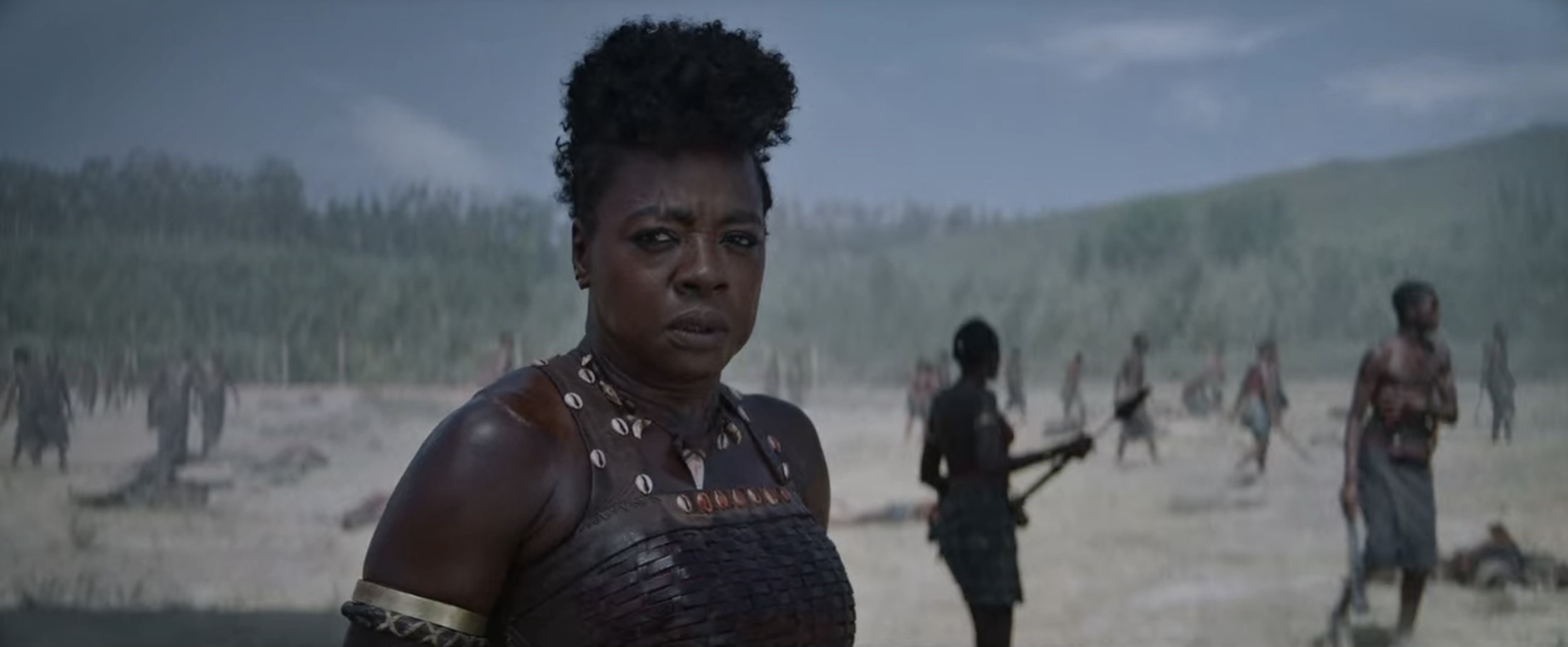 The Woman King Cast on Netflix - Viola Davis as General Nanisca
