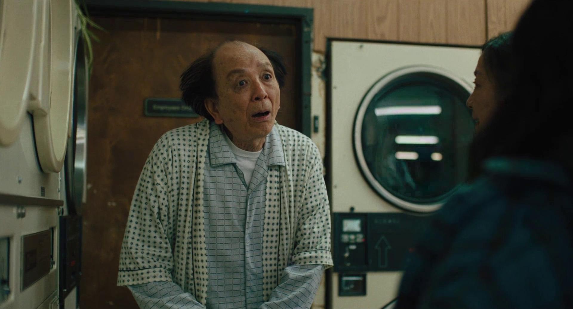 Everything Everywhere All at Once Cast on Showtime - James Hong as Gong Gong