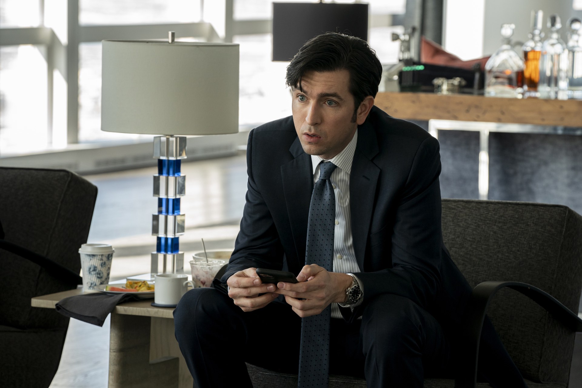 Succession Cast on HBO - Nicholas Braun as Greg Hirsch
