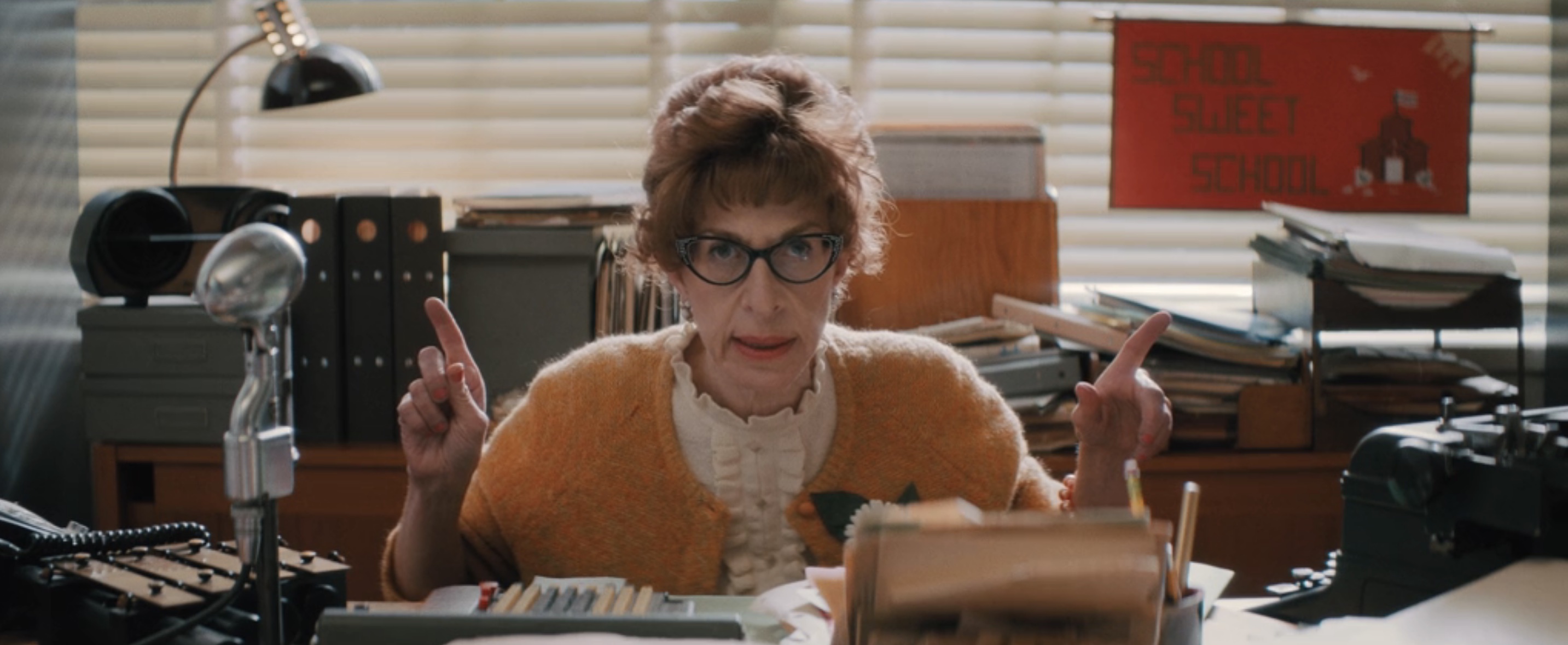 Grease: Rise of the Pink Ladies Cast on Paramount+ - Jackie Hoffman as Assistant Principal McGee