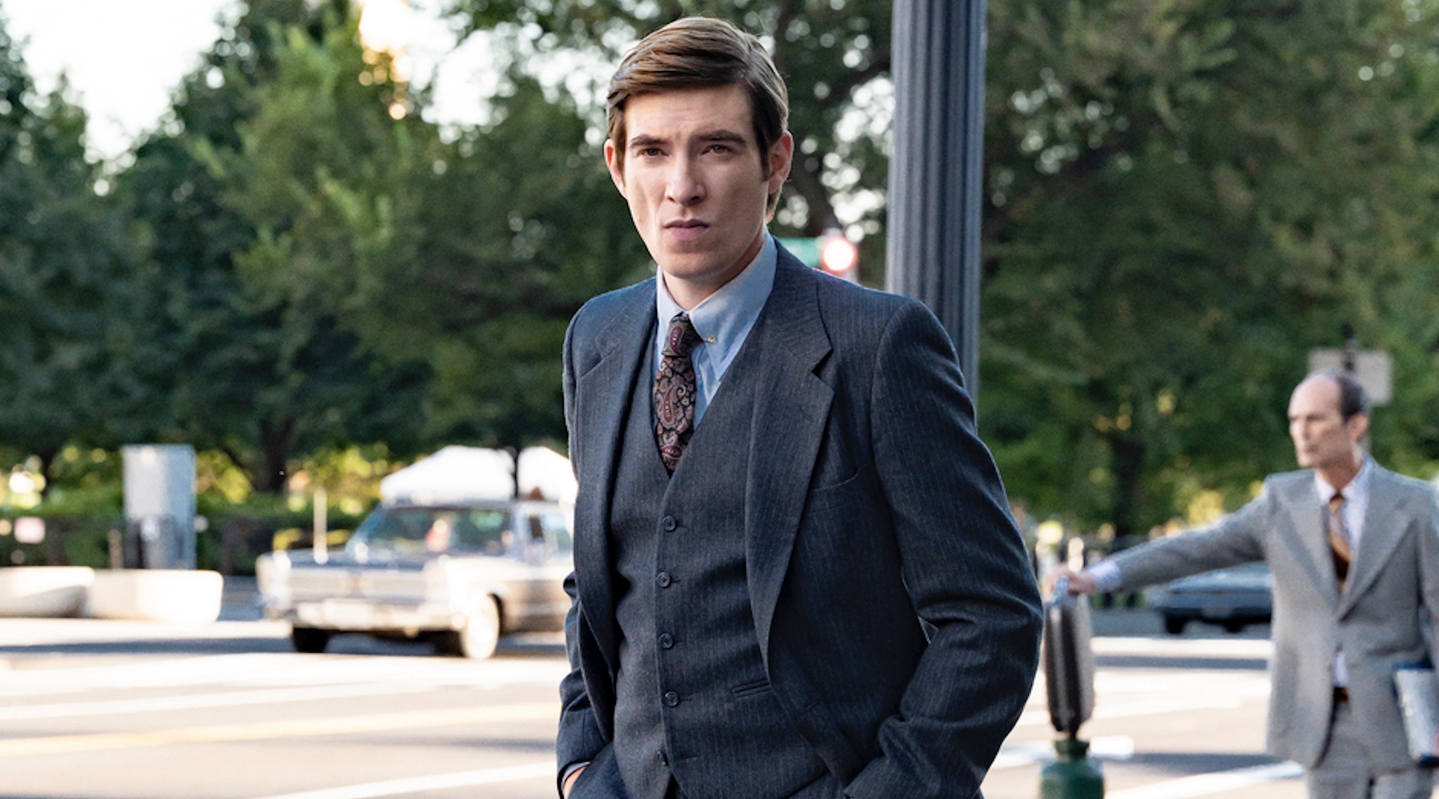 White House Plumbers Cast on HBO Max - Domhnall Gleeson as John Dean