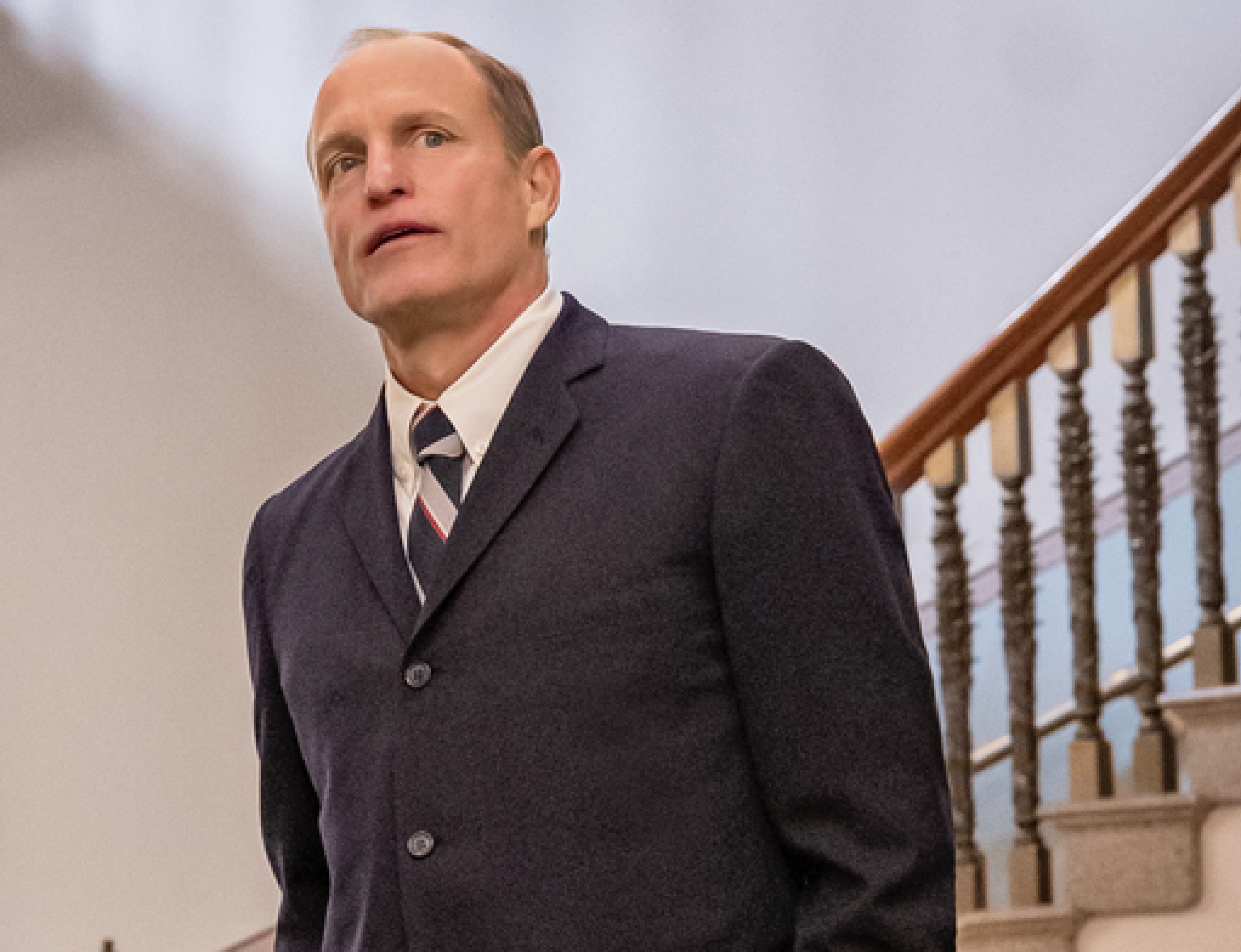 White House Plumbers Cast on HBO Max - Woody Harrelson as E. Howard Hunt
