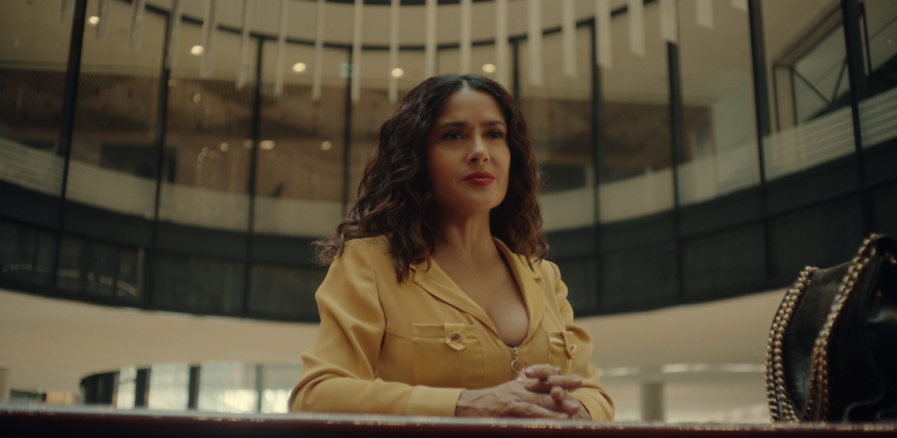 Black Mirror Cast on Netflix - Salma Hayek as TV Joan/Salma Hayek ("Joan Is Awful")