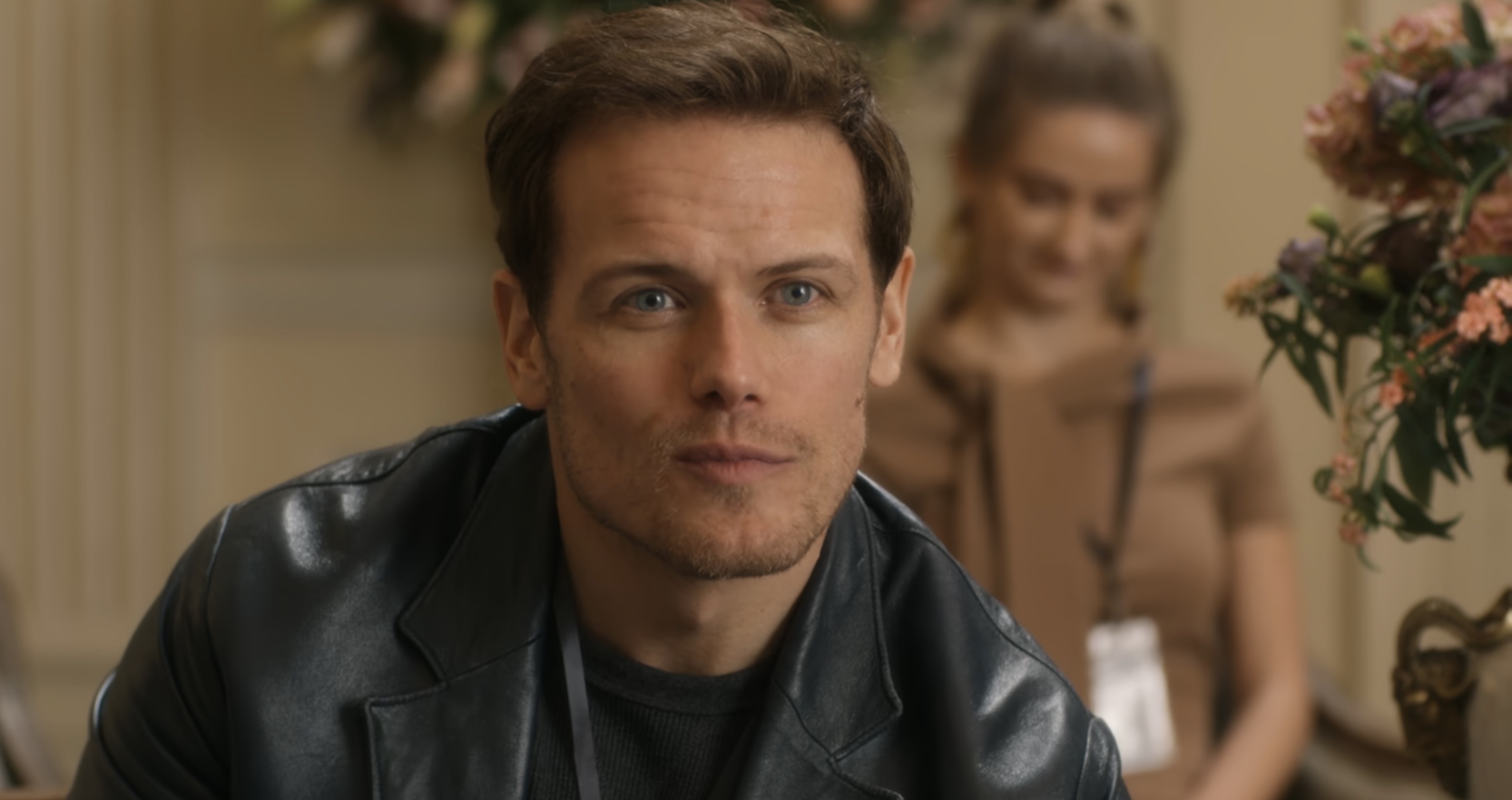 Love Again Cast on Netflix - Sam Heughan as Rob Burns