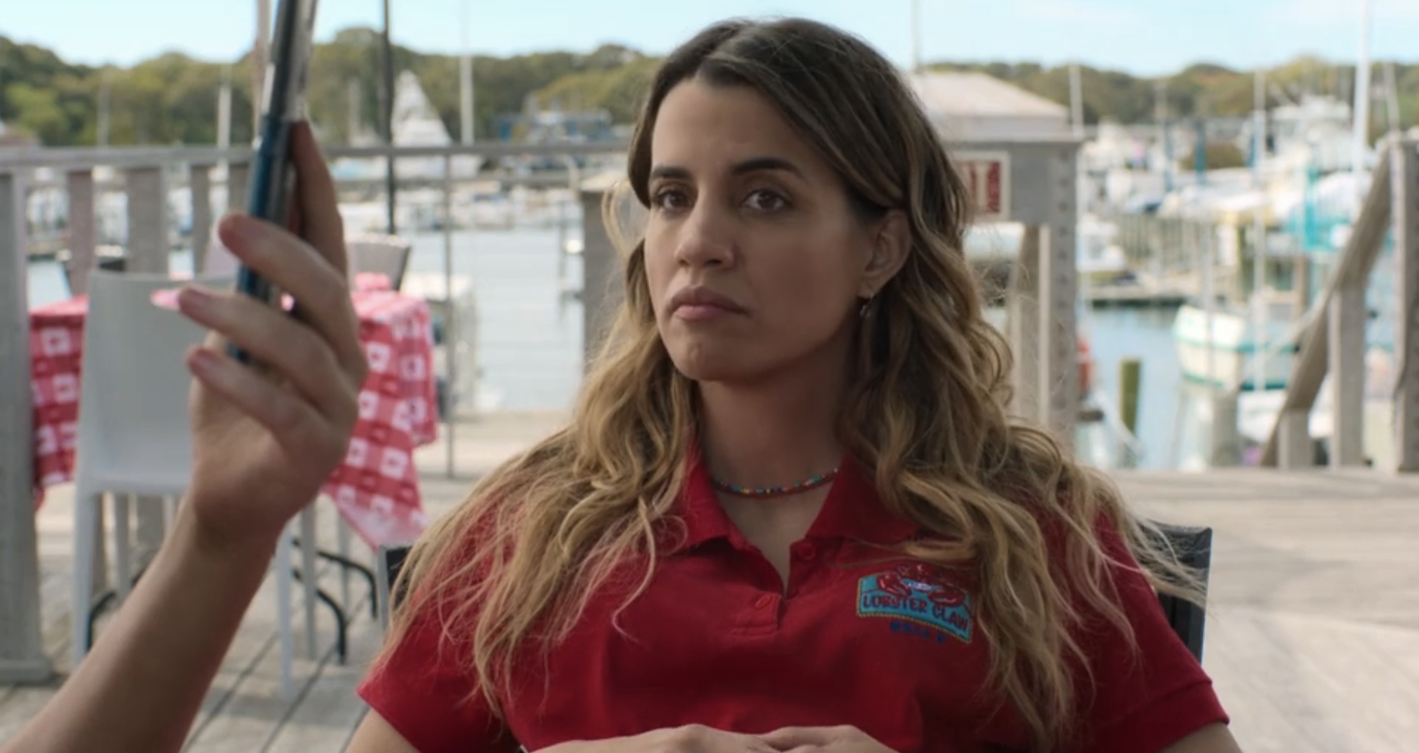 No Hard Feelings Cast on Apple and Amazon - Natalie Morales as Sara