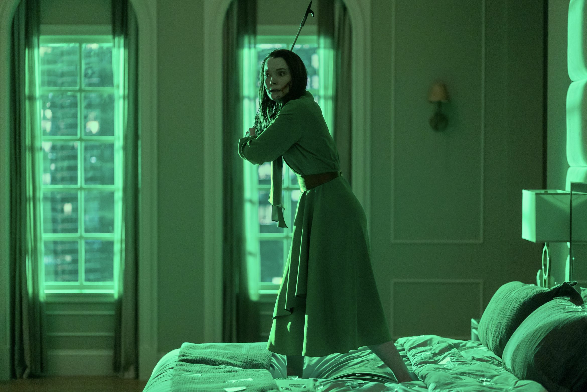 The Fall of the House of Usher Cast on Netflix - Samantha Sloyan as Tamerlane Usher