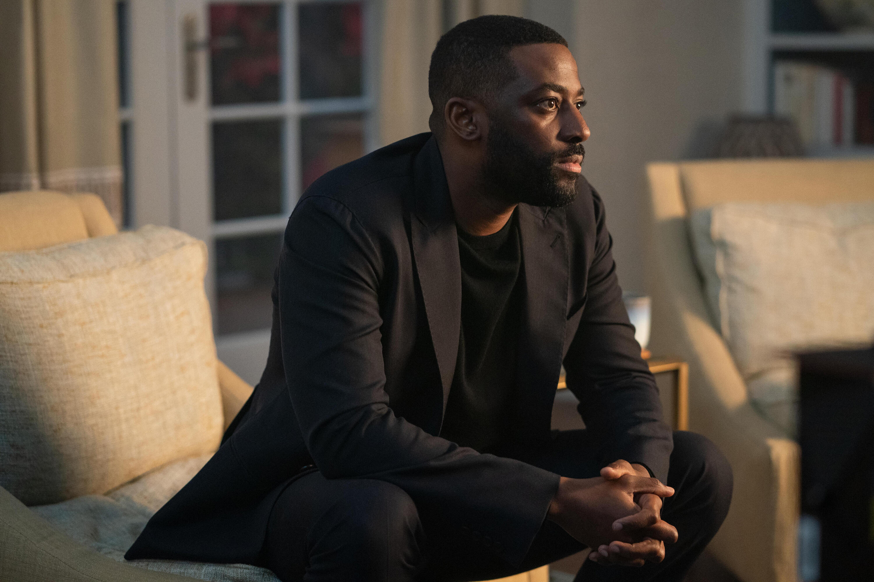 Black Cake Cast on Hulu - Ashley Thomas as Byron