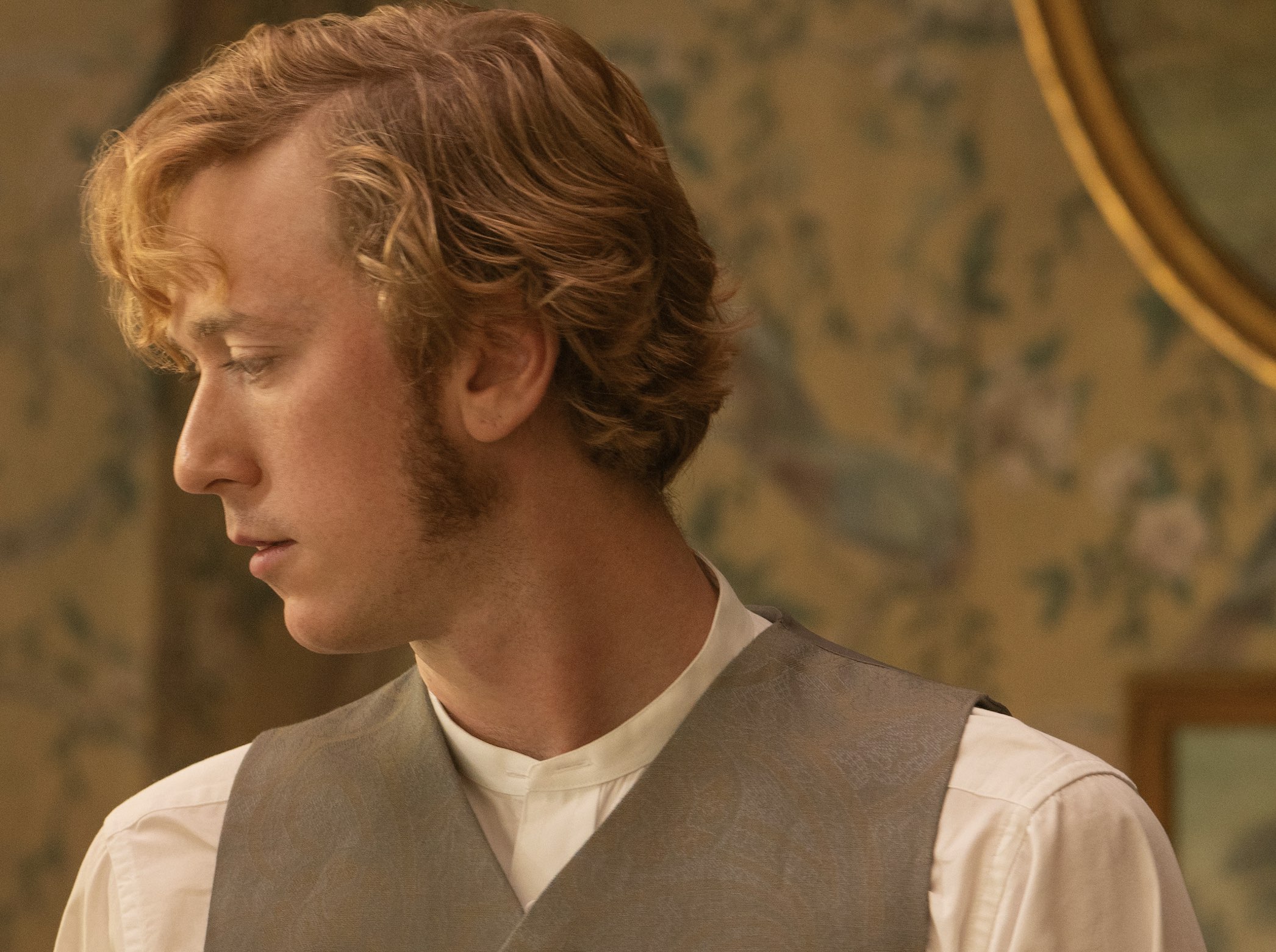 The Buccaneers Cast on Apple TV+ - Barney Fishwick as Lord James Seadown