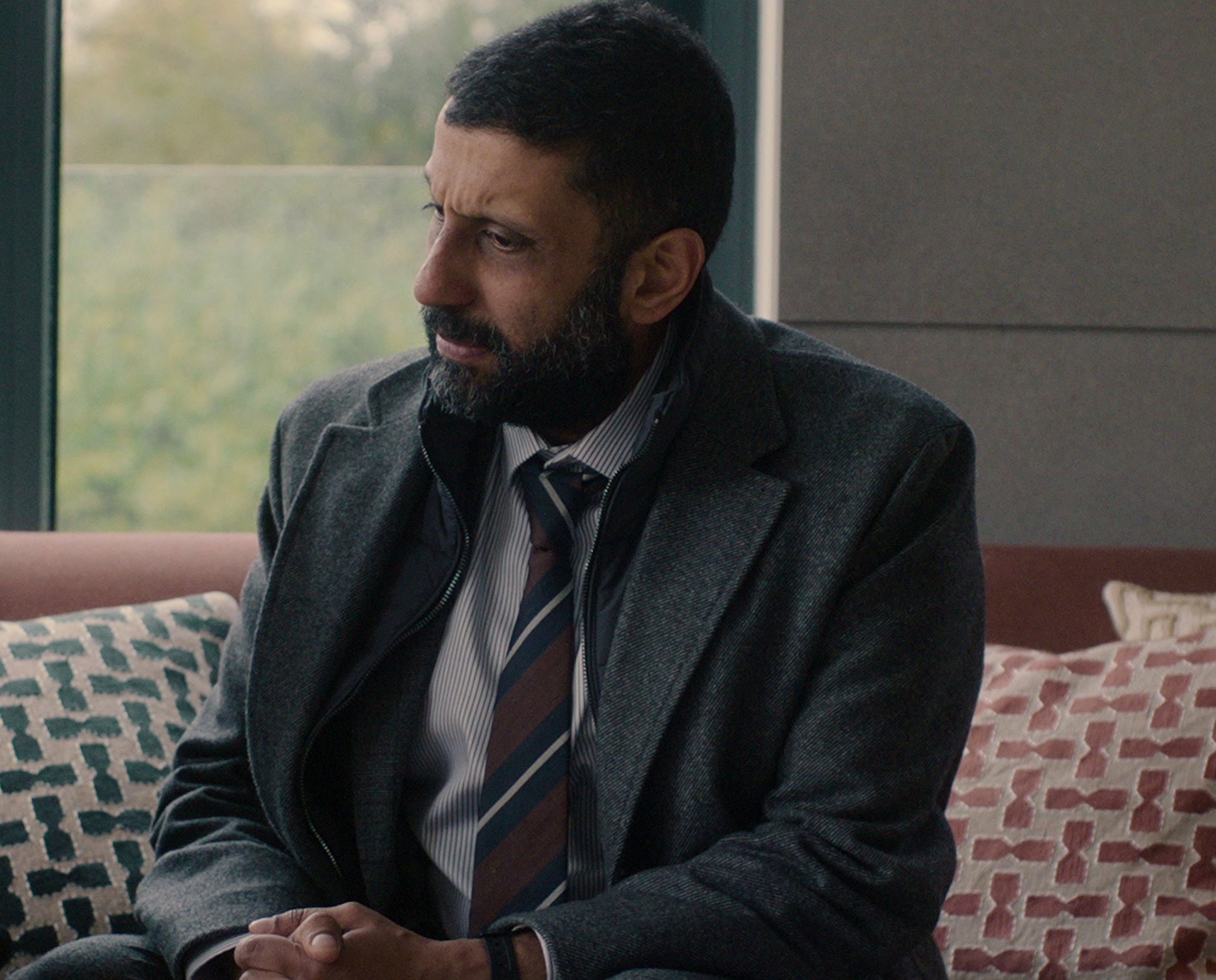 Fool Me Once Cast on Netflix - Adeel Akhtar as Sami Kierce