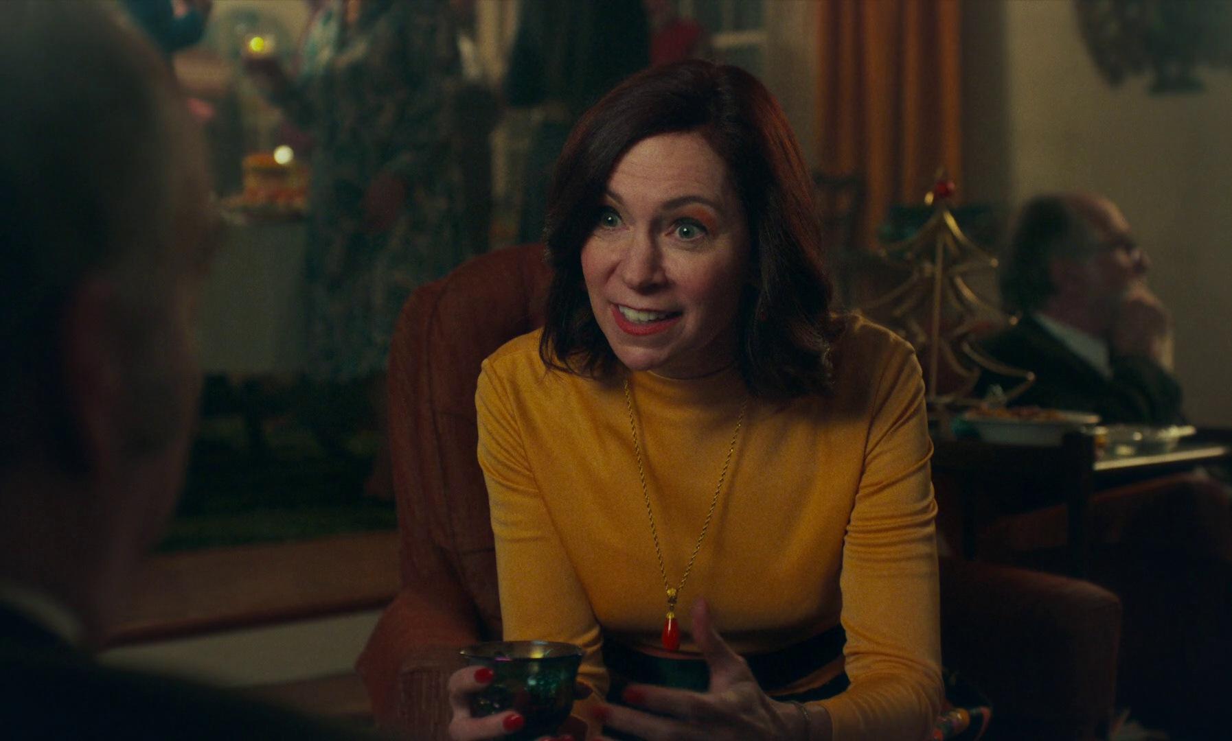 The Holdovers Cast on Peacock - Carrie Preston as Miss Lydia Crane