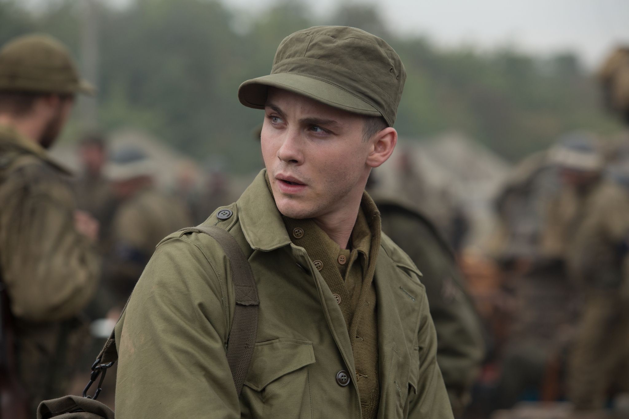 Fury Cast on Netflix - Logan Lerman as Norman Ellison