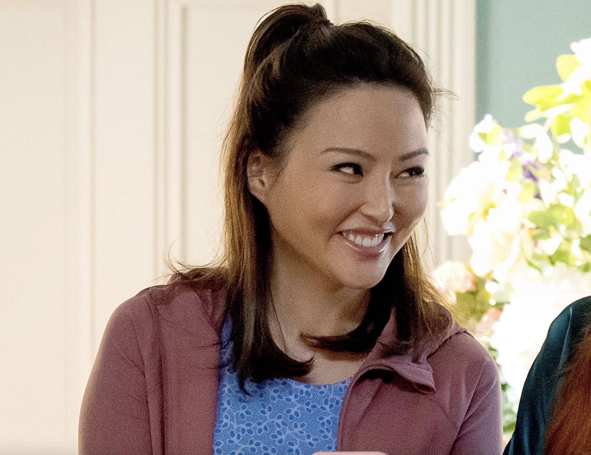 Irish Wish Cast on Netflix - Elizabeth Tan as Emma Taylor