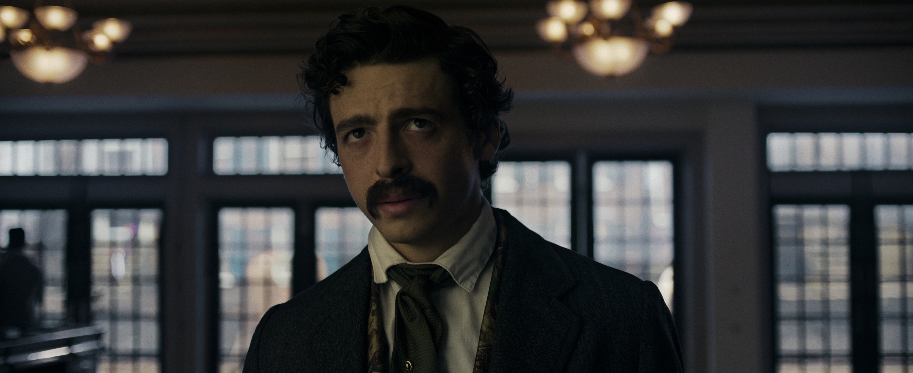 Manhunt Cast on Apple TV+ - Anthony Boyle as John Wilkes Booth