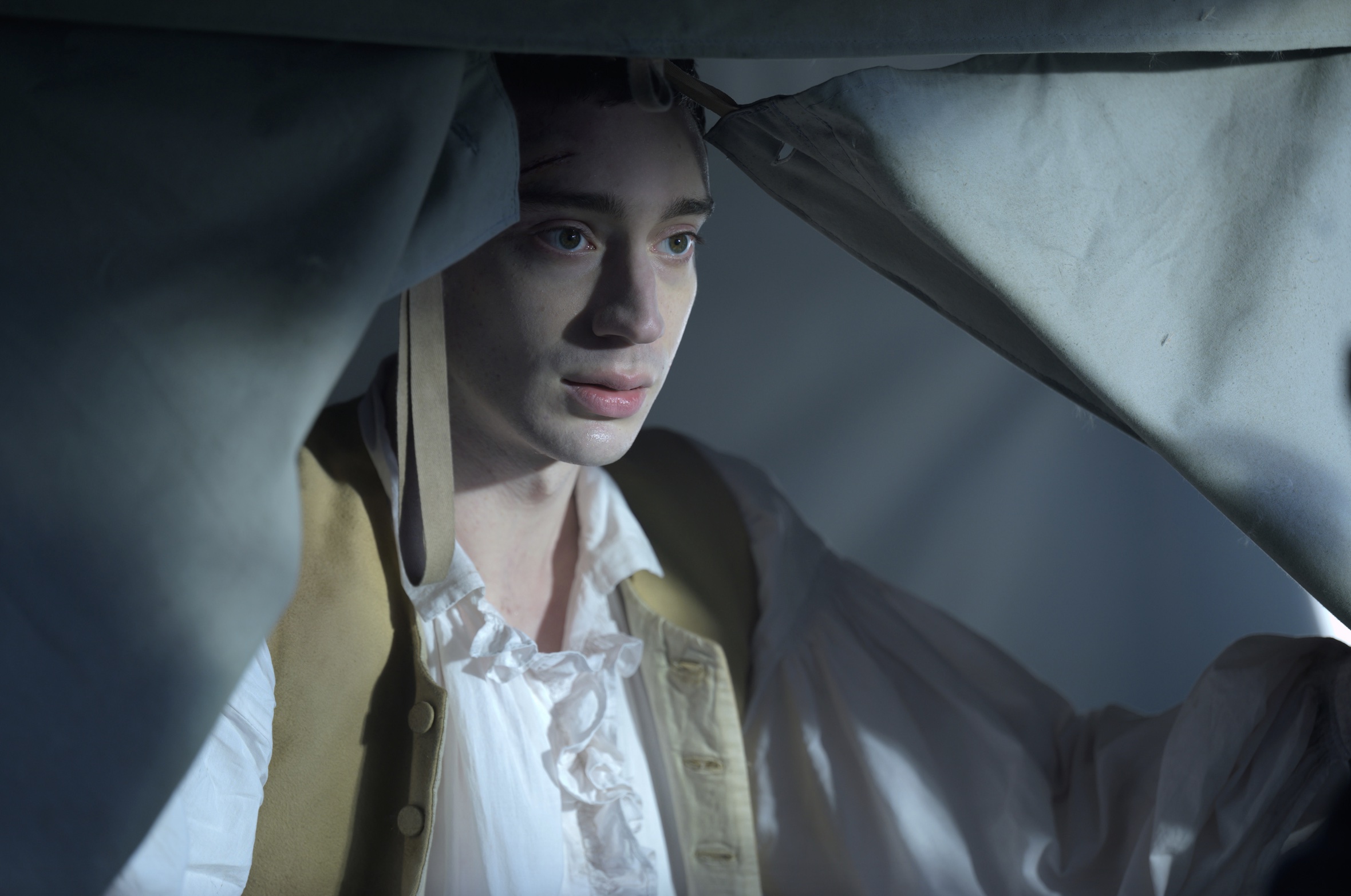 Franklin Cast on Apple TV+ - Théodore Pellerin as Marquis de Lafayette