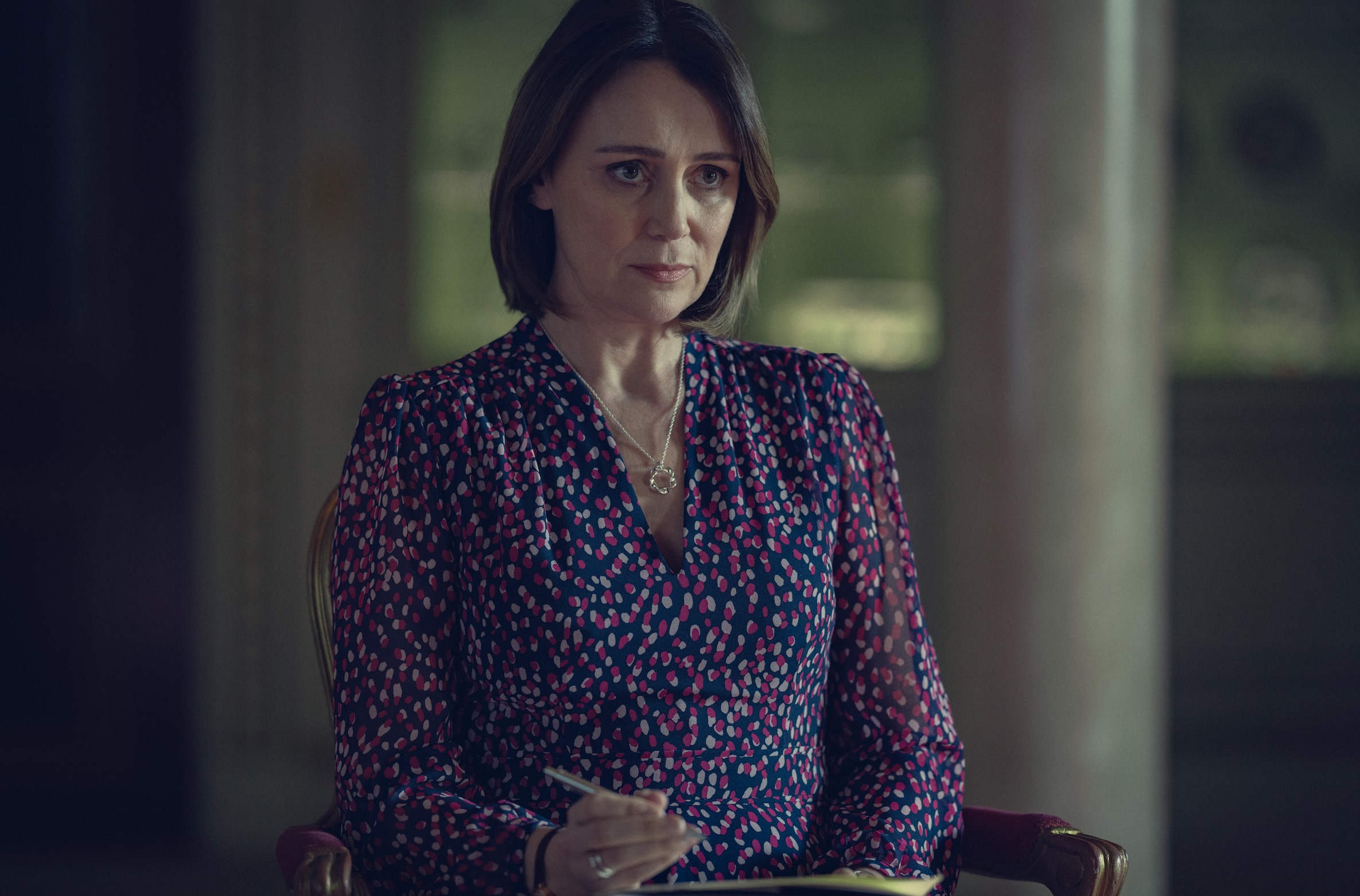 Scoop Cast on Netflix - Keeley Hawes as Amanda Thirsk