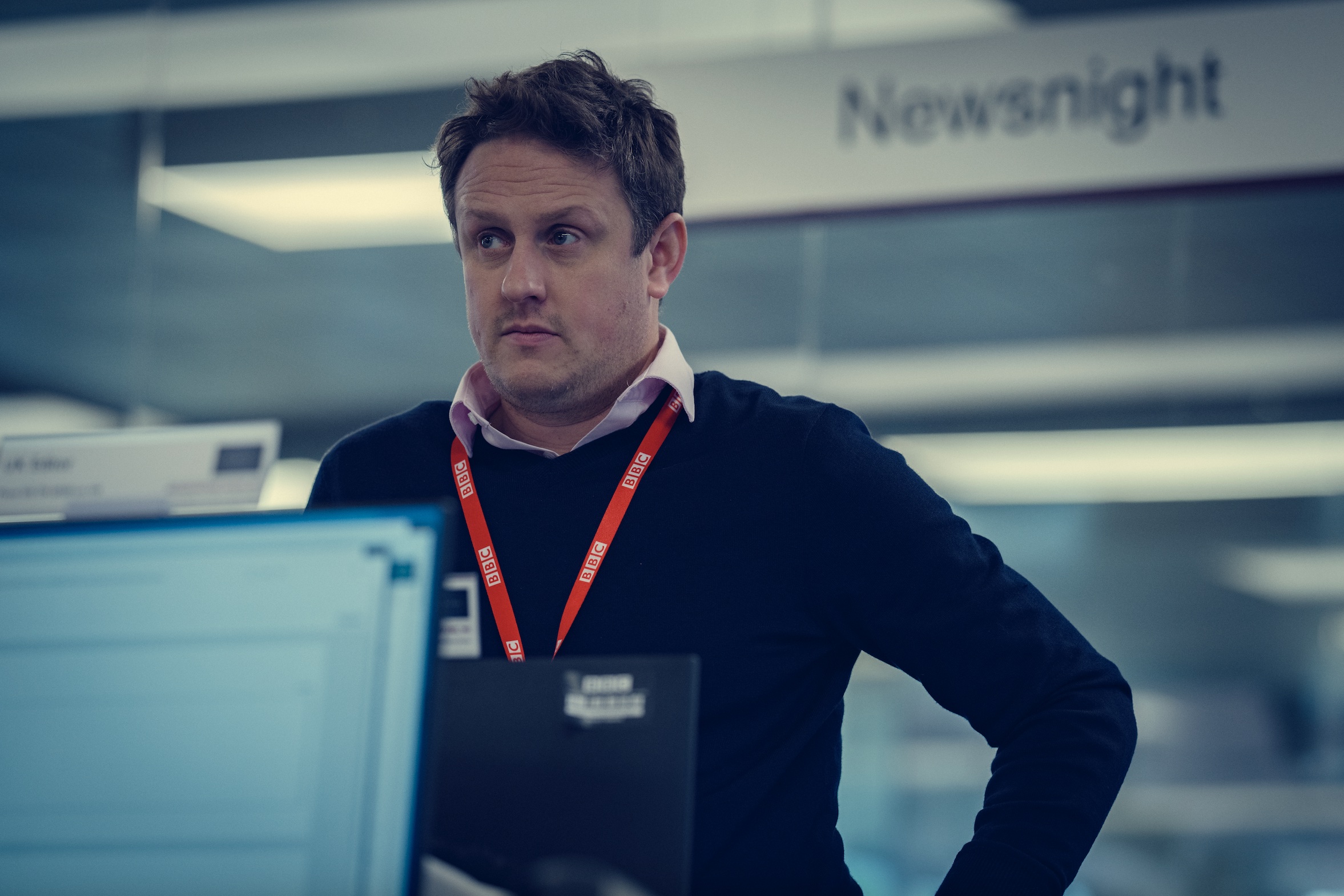 Scoop Cast on Netflix - Richard Goulding as Stewart MacLean