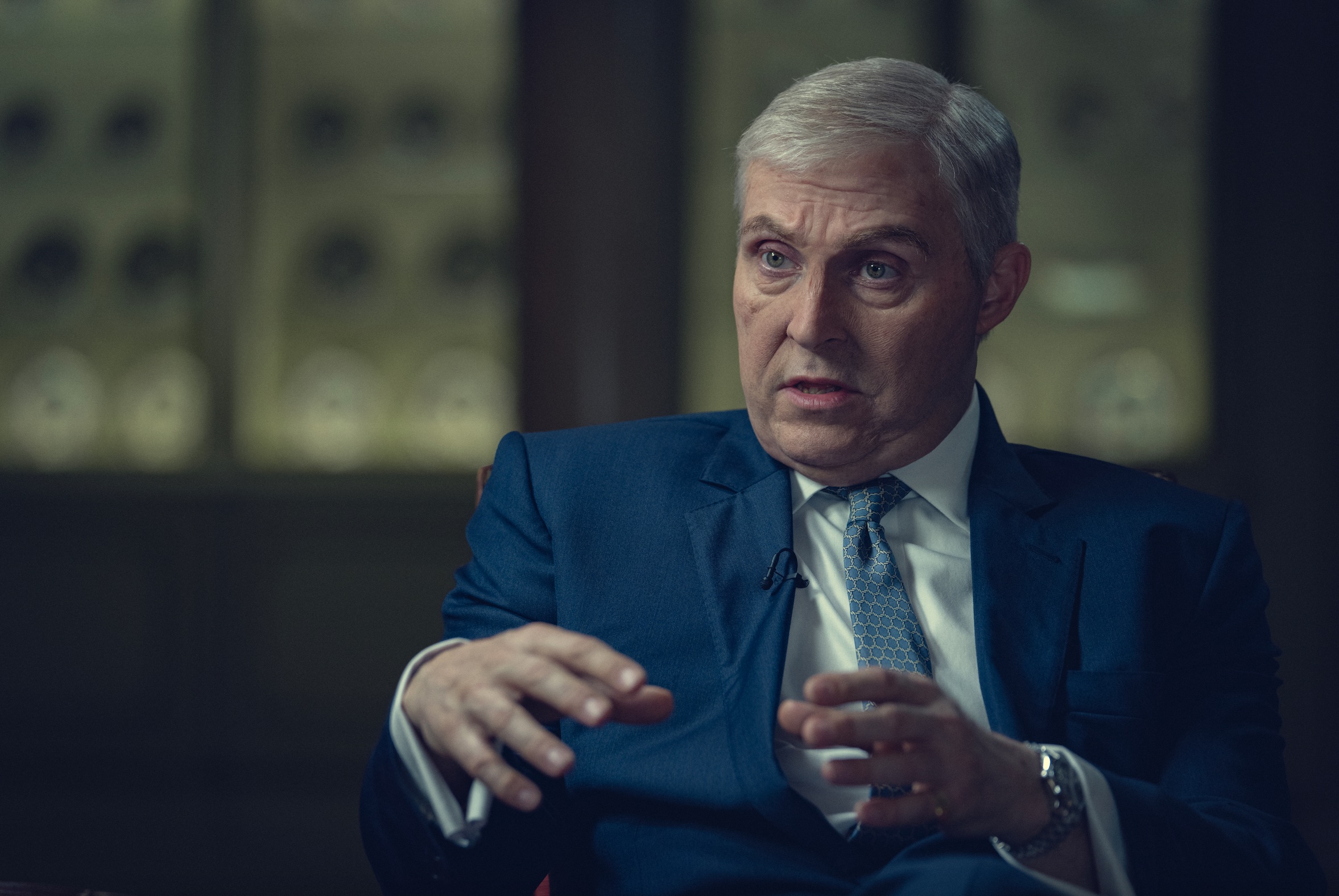 Scoop Cast on Netflix - Rufus Sewell as Prince Andrew