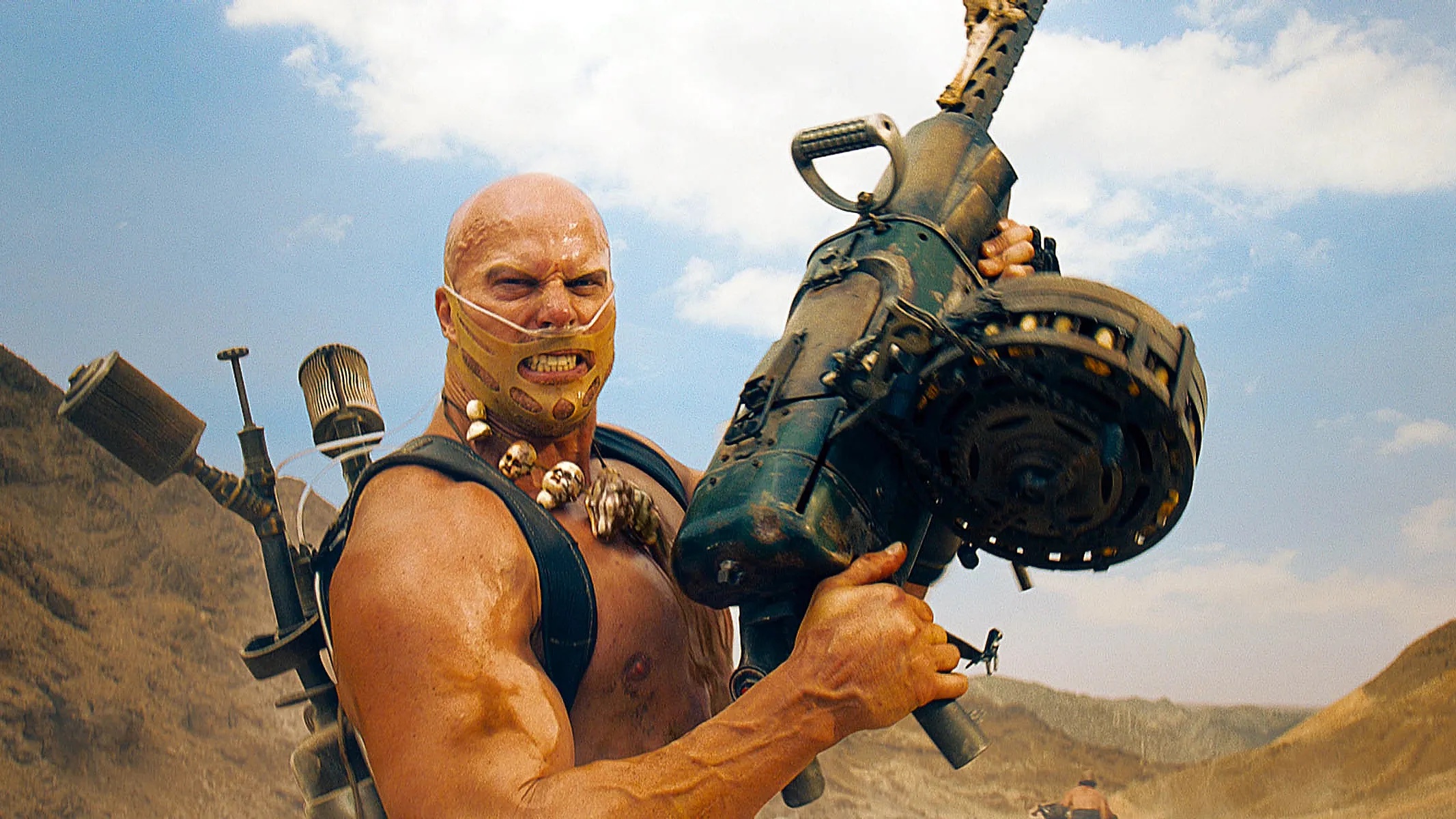 Mad Max: Fury Road Cast on HBO Max - Nathan Jones as Rictus Erectus