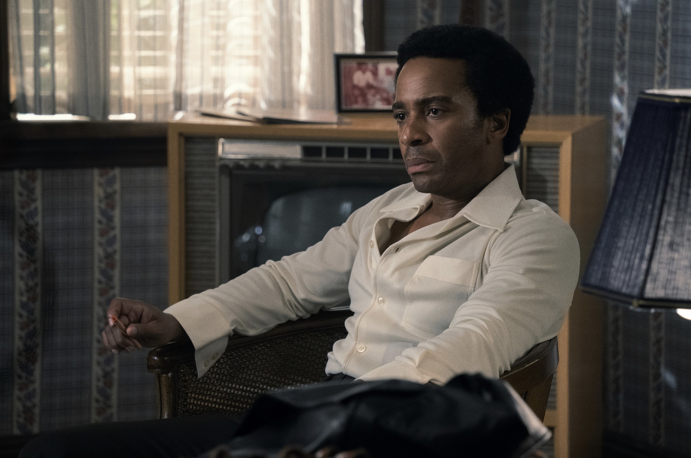 The Big Cigar Cast on Apple TV+ - André Holland as Huey P. Newton