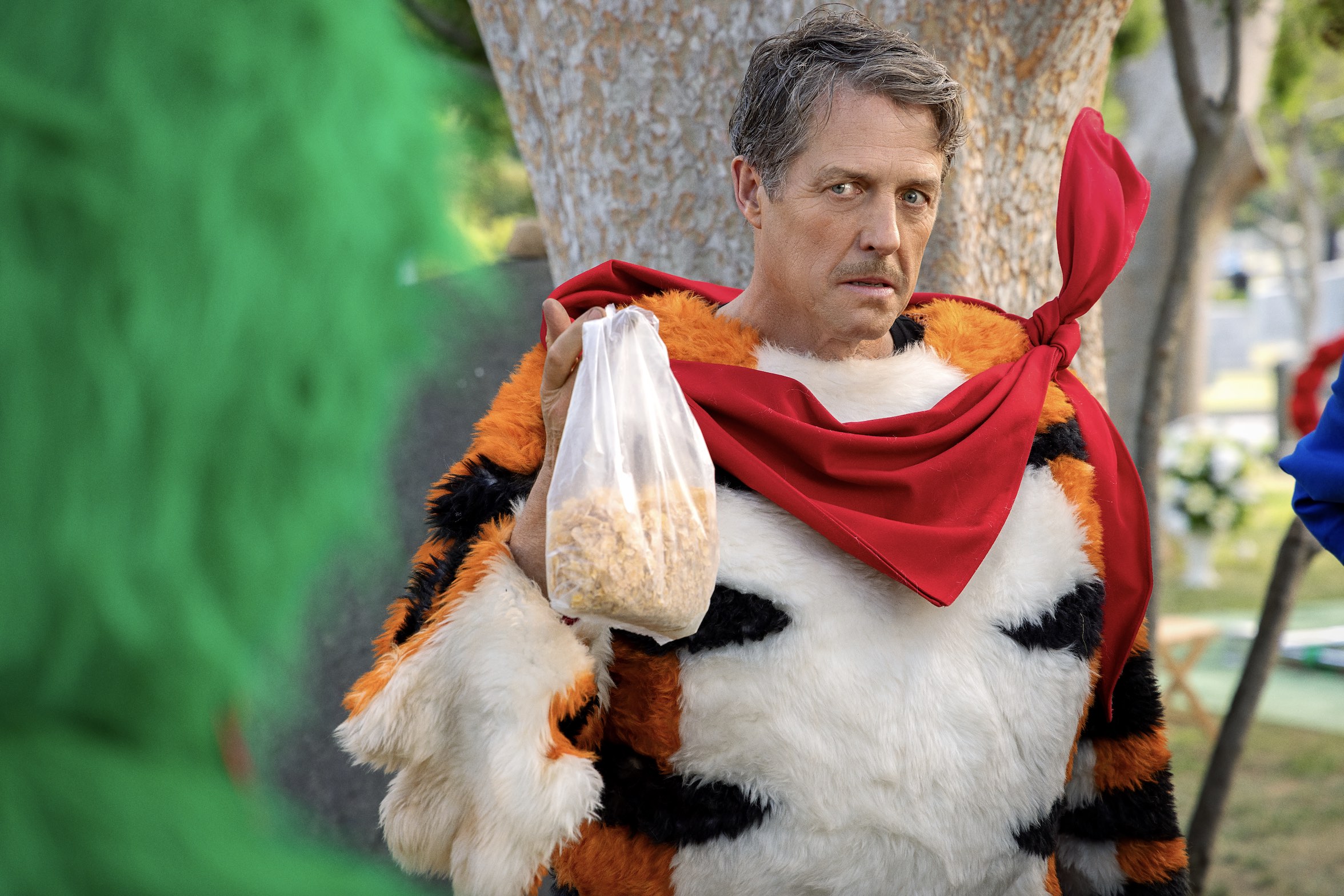 Unfrosted Cast on Netflix - Hugh Grant as Thurl Ravenscroft