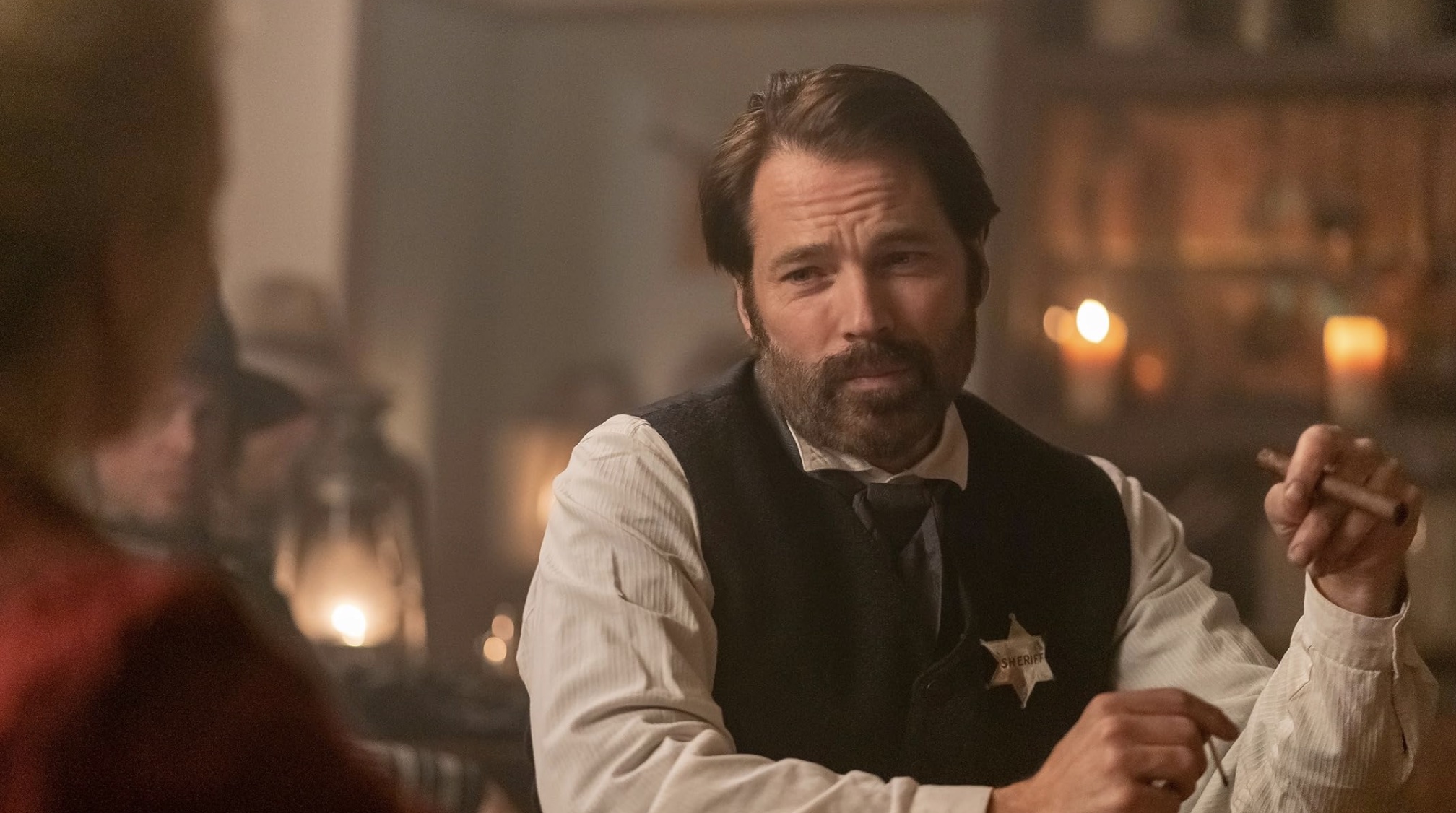 Calamity Jane Cast on Tubi - Tim Rozon as Sheriff Mason
