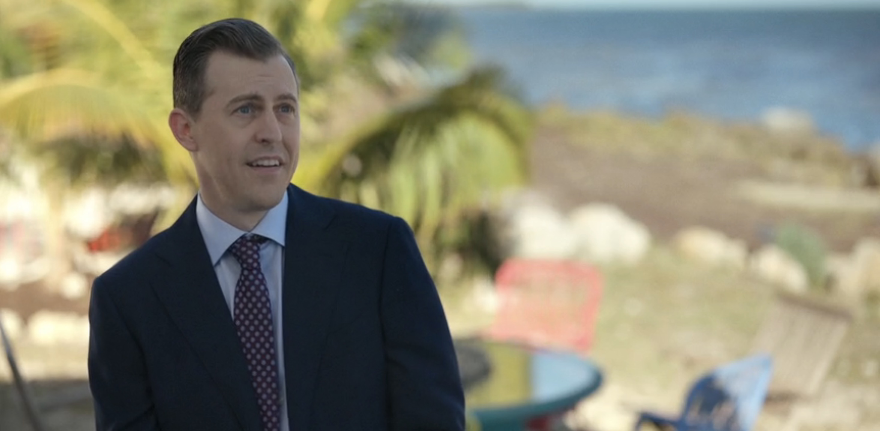 Bad Monkey Cast on Apple TV+ - Alex Moffat as Evan Shook