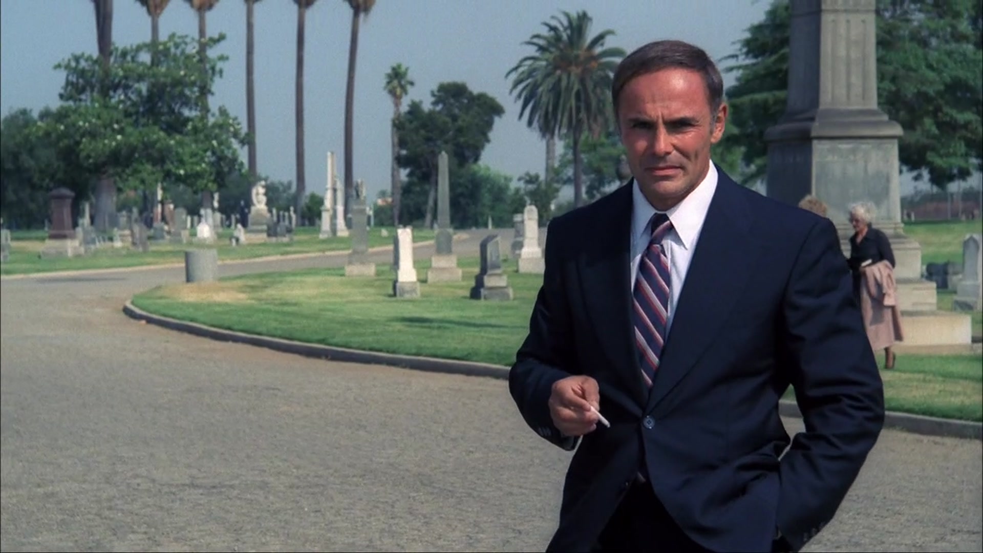 A Nightmare on Elm Street Cast on HBO Max - John Saxon as Lt. Thompson