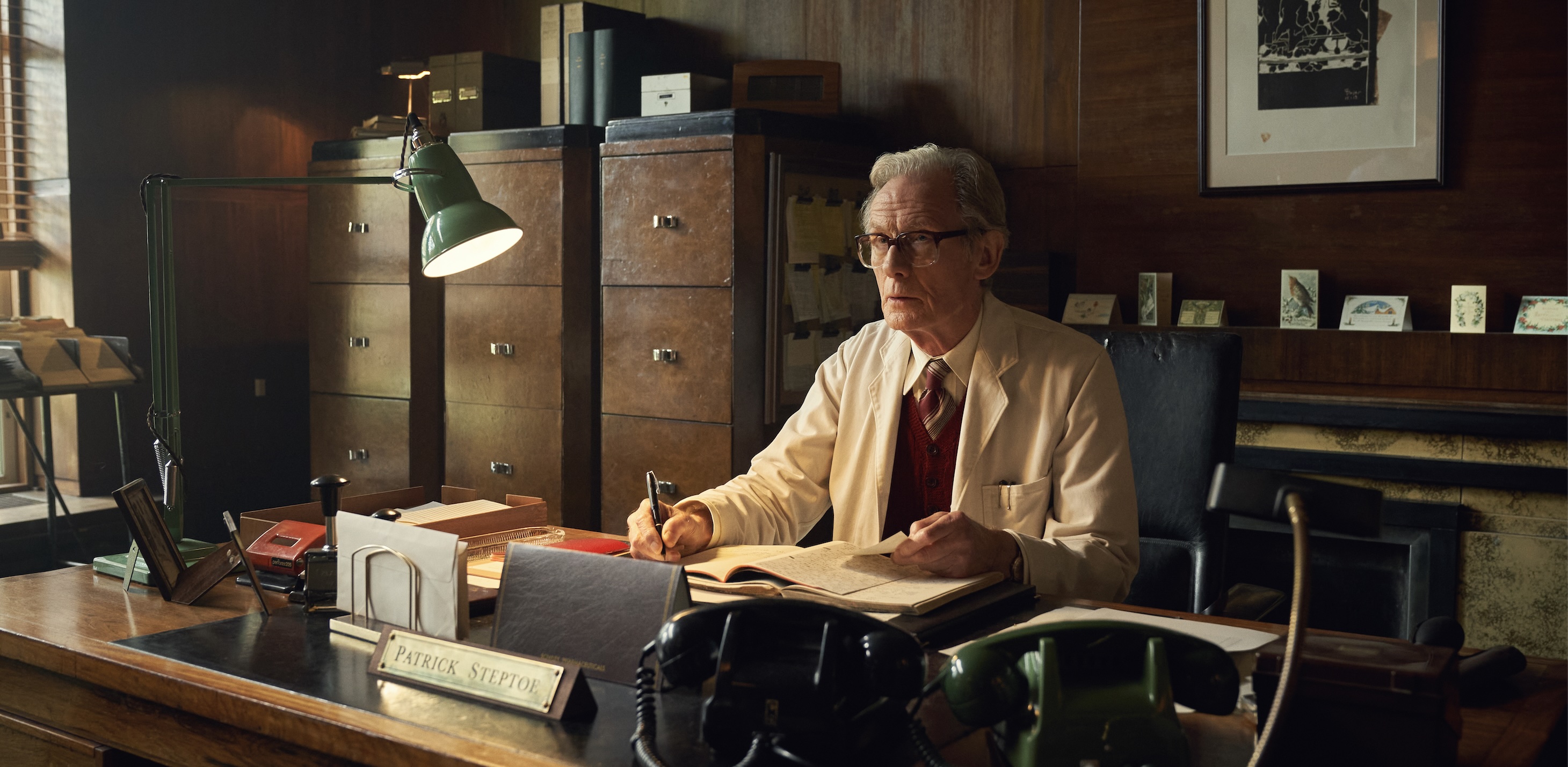 Joy Cast on Netflix - Bill Nighy as Patrick Steptoe