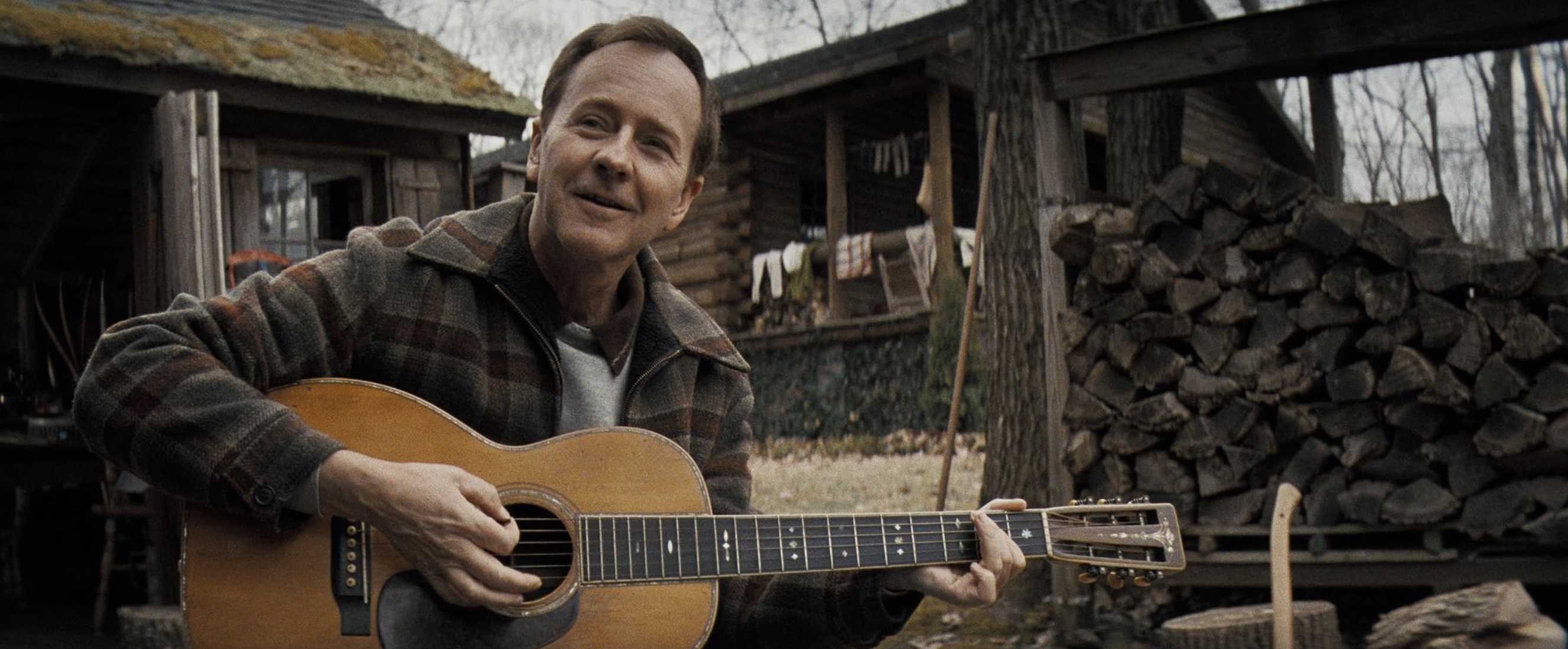 A Complete Unknown Cast on Amazon, Apple and Hulu - Edward Norton as Pete Seeger