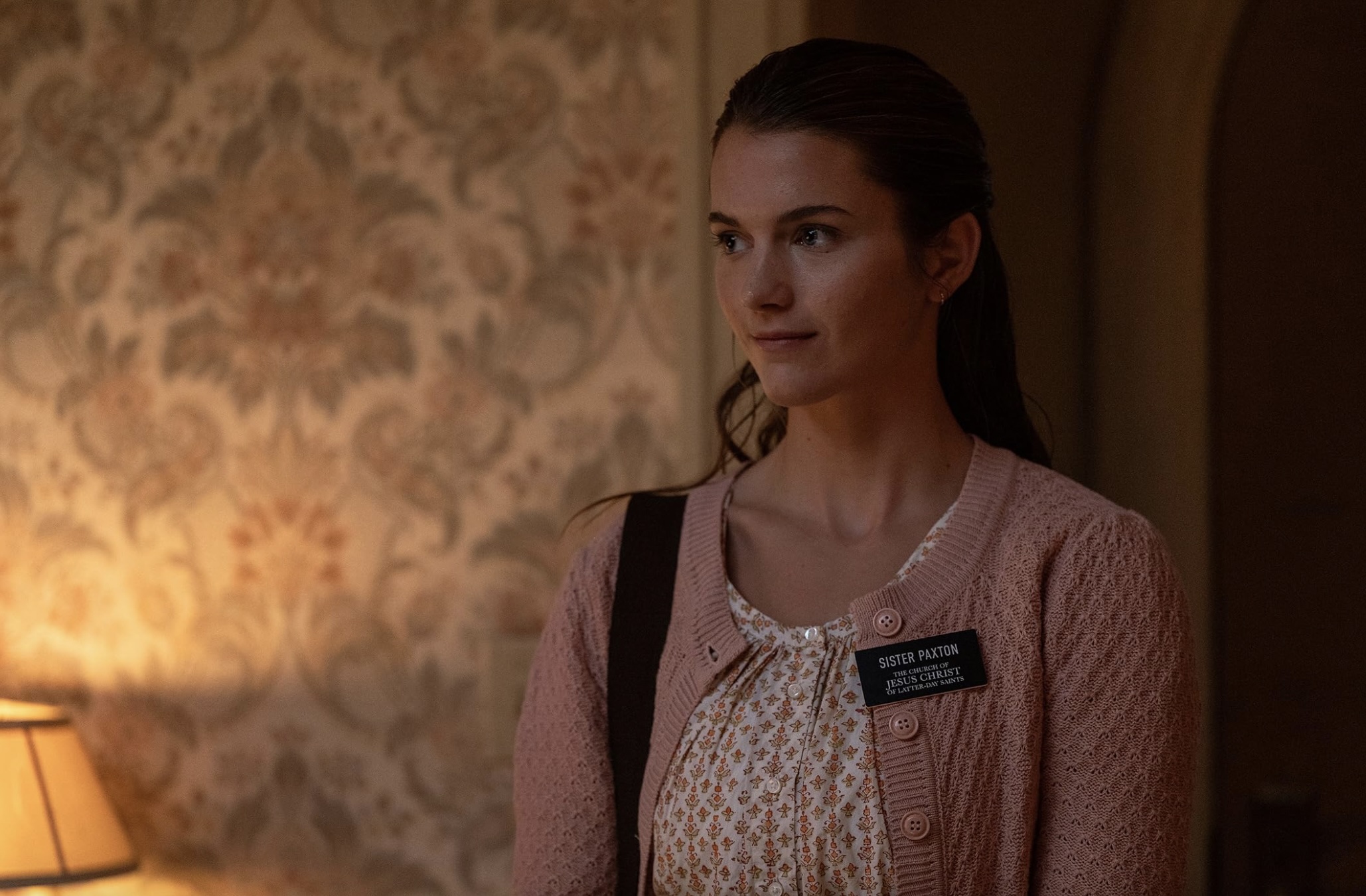 Heretic Cast on Amazon, Apple and HBO Max - hloe East as Sister Paxton