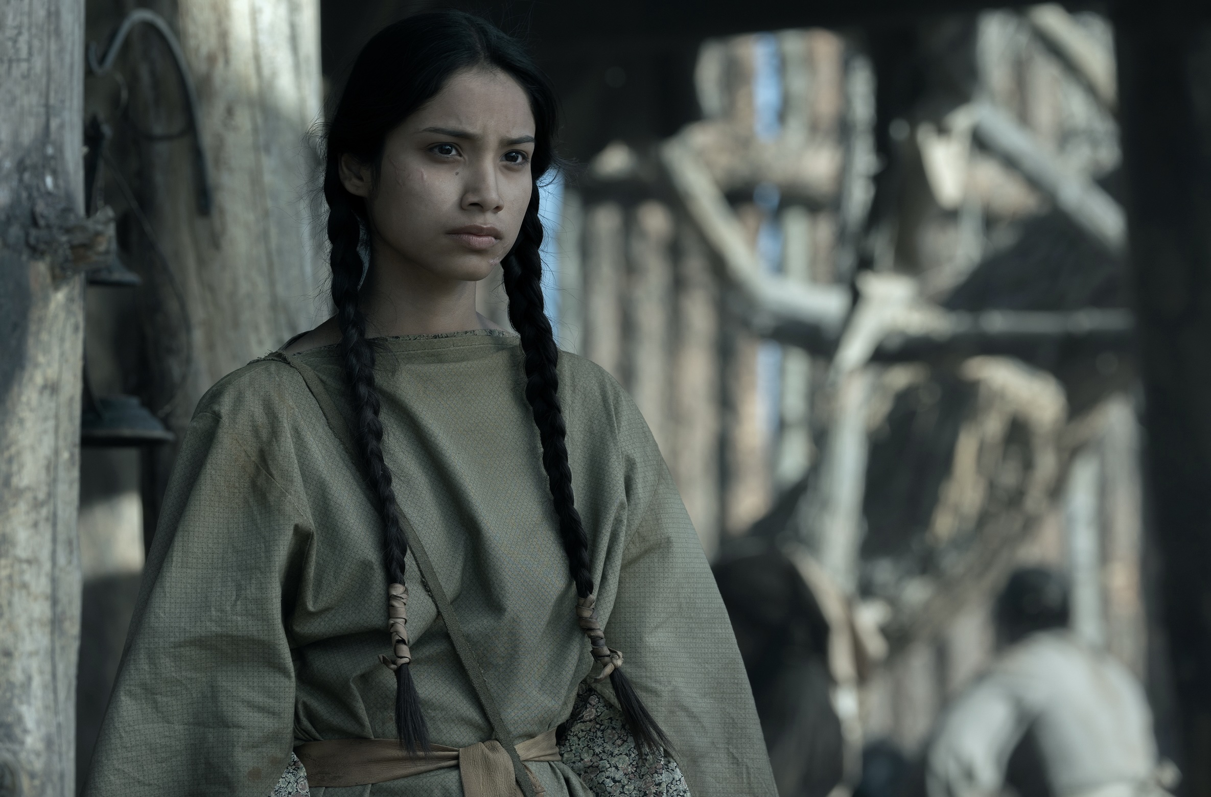 American Primeval Cast on Netflix - Shawnee Pourier as Two Moons