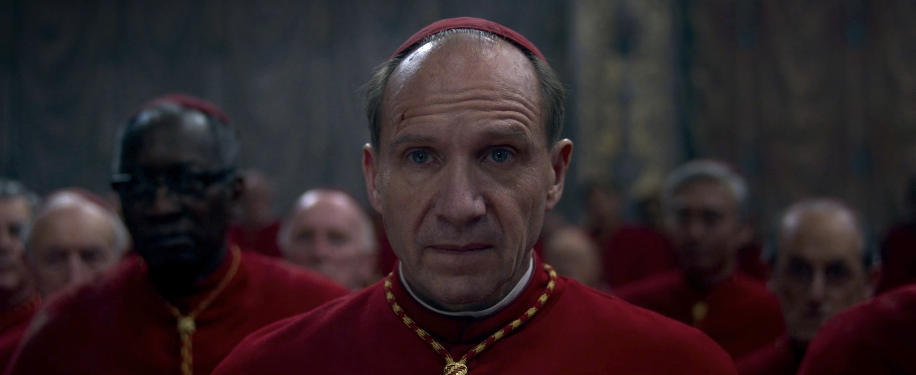 Conclave Cast on Peacock - Ralph Fiennes as Lawrence