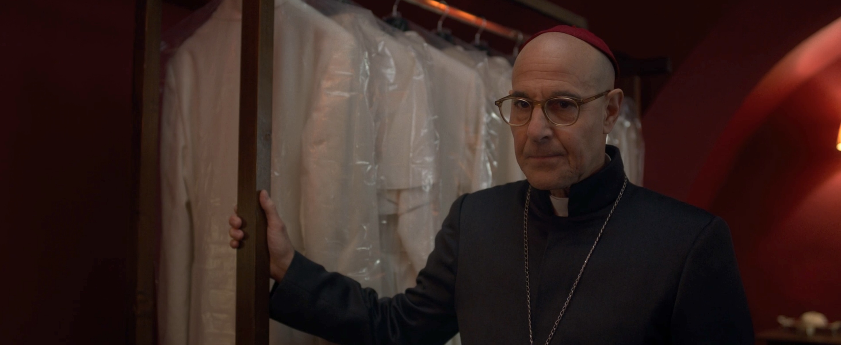 Conclave Cast on Peacock - Stanley Tucci as Bellini