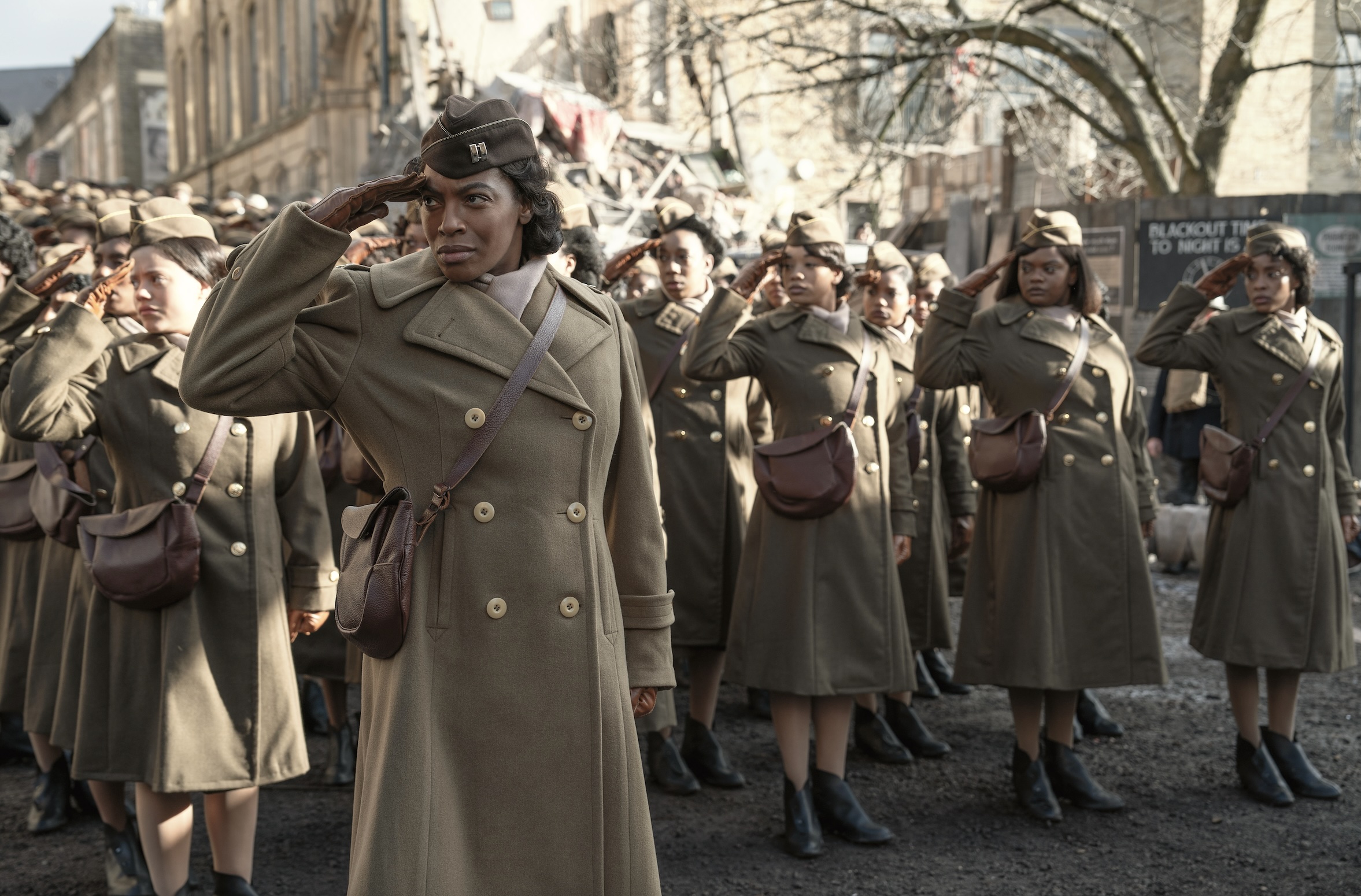 The Six Triple Eight Cast on Netflix - Milauna Jackson as Captain Campbell