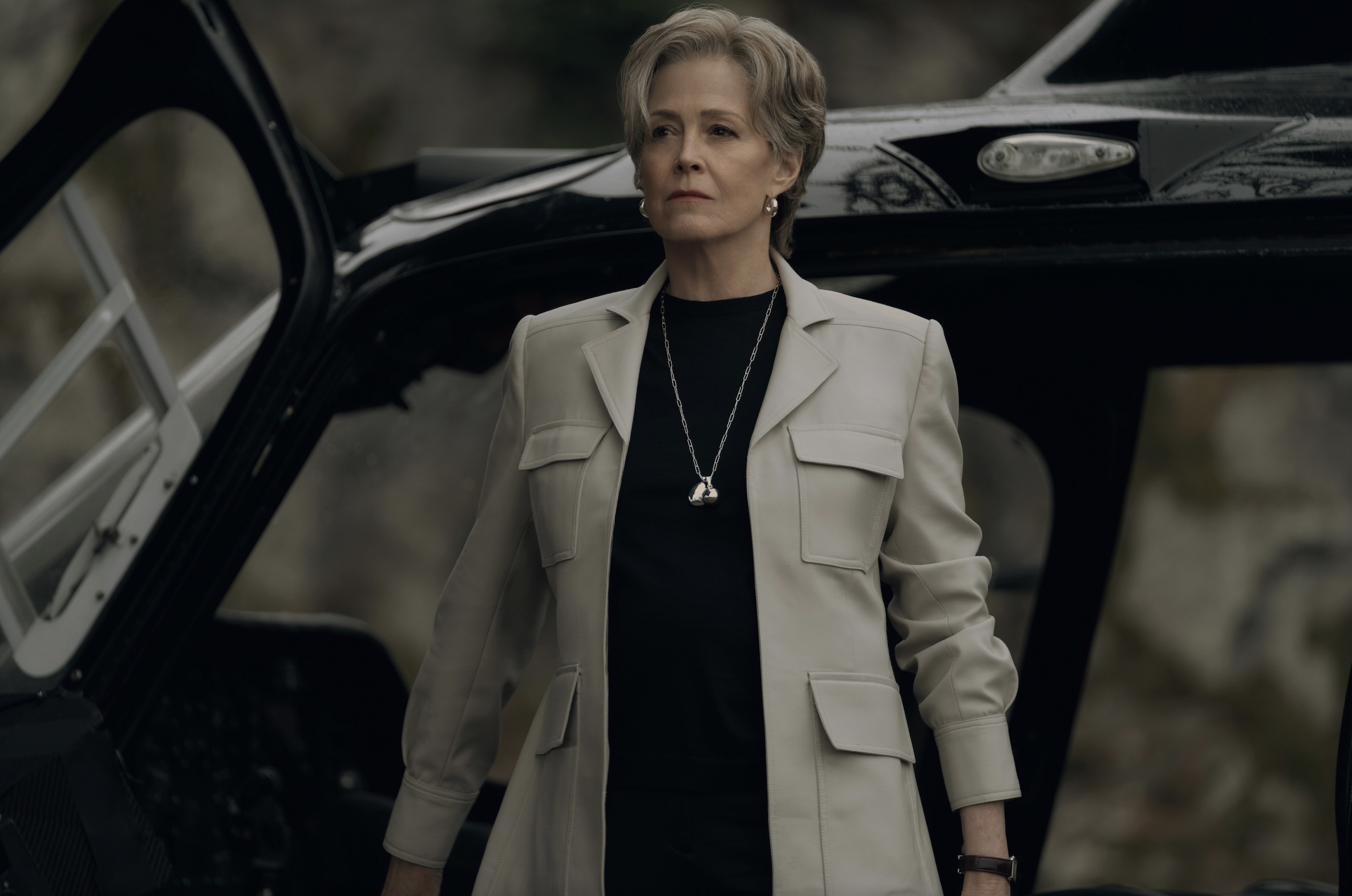 The Gorge Cast on Apple TV+ - Sigourney Weaver as Bartholomew